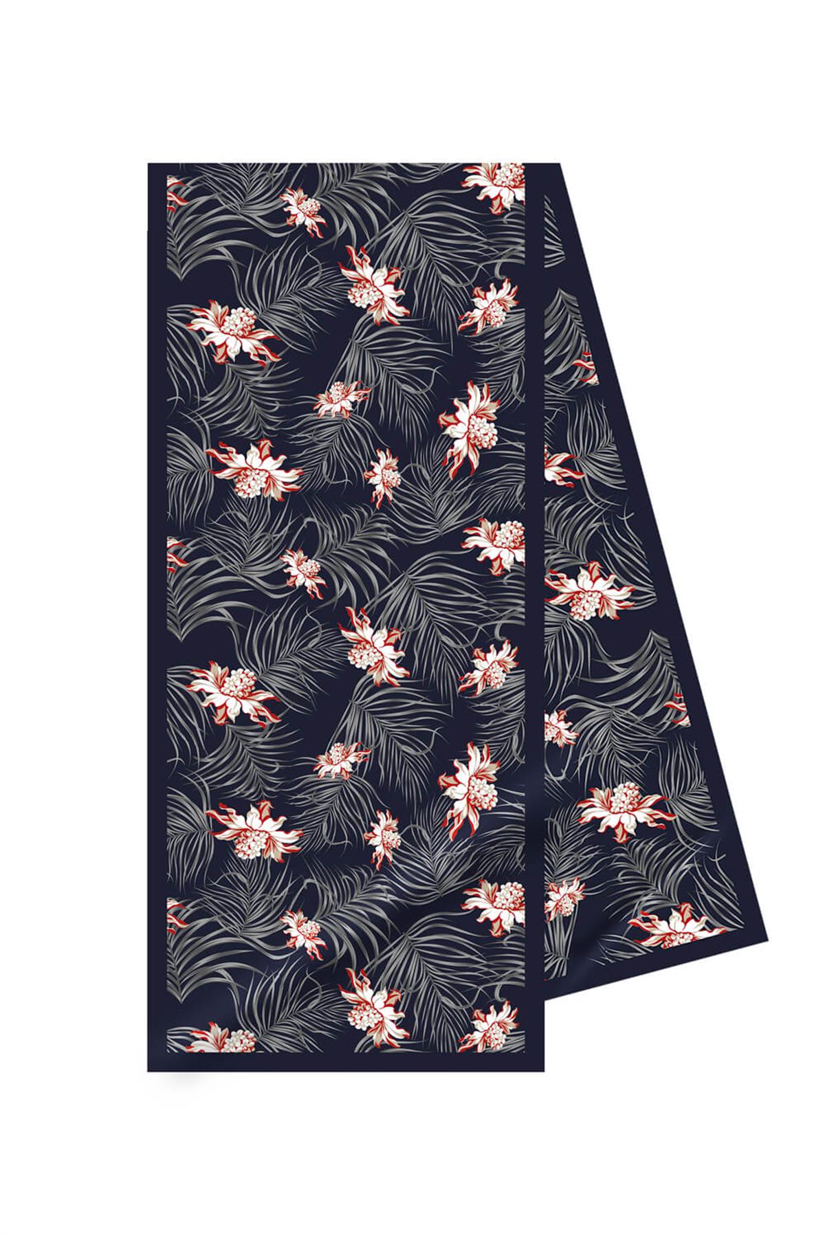 I13 Modabutik Çiçek Desenli Fular