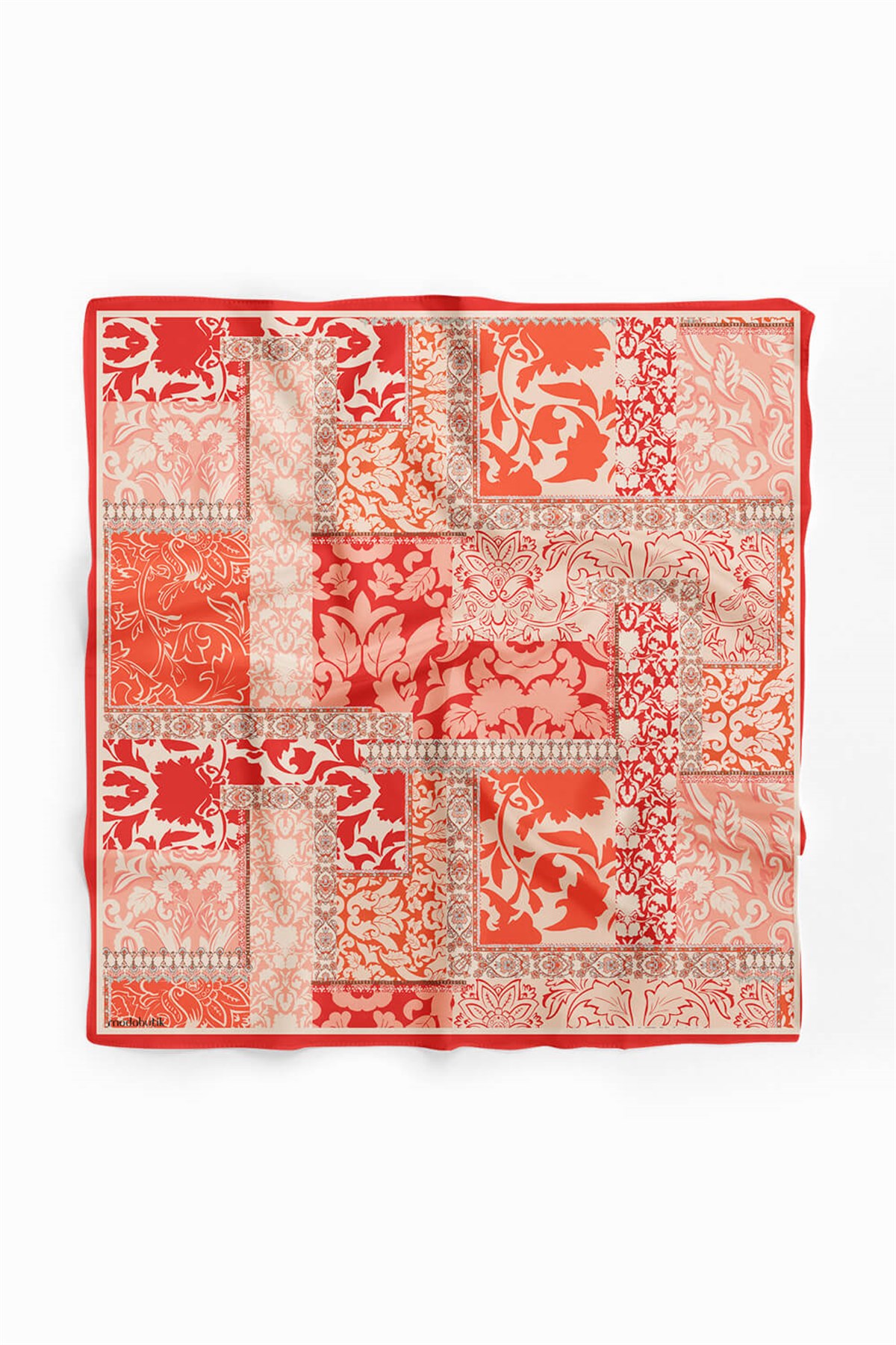 H52 Violla Karışık Desenli Bandana