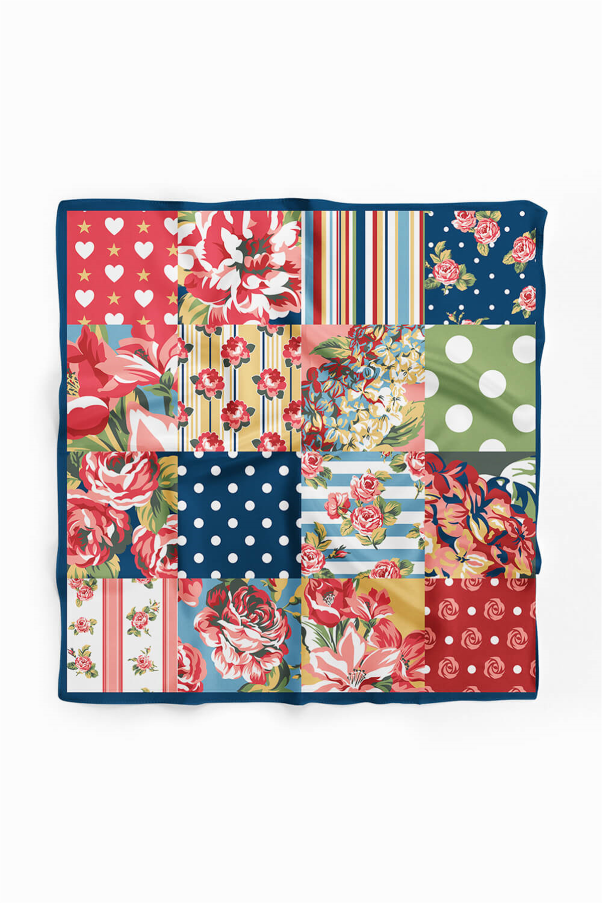 V9 Modabutik Çiçek Desenli Bandana