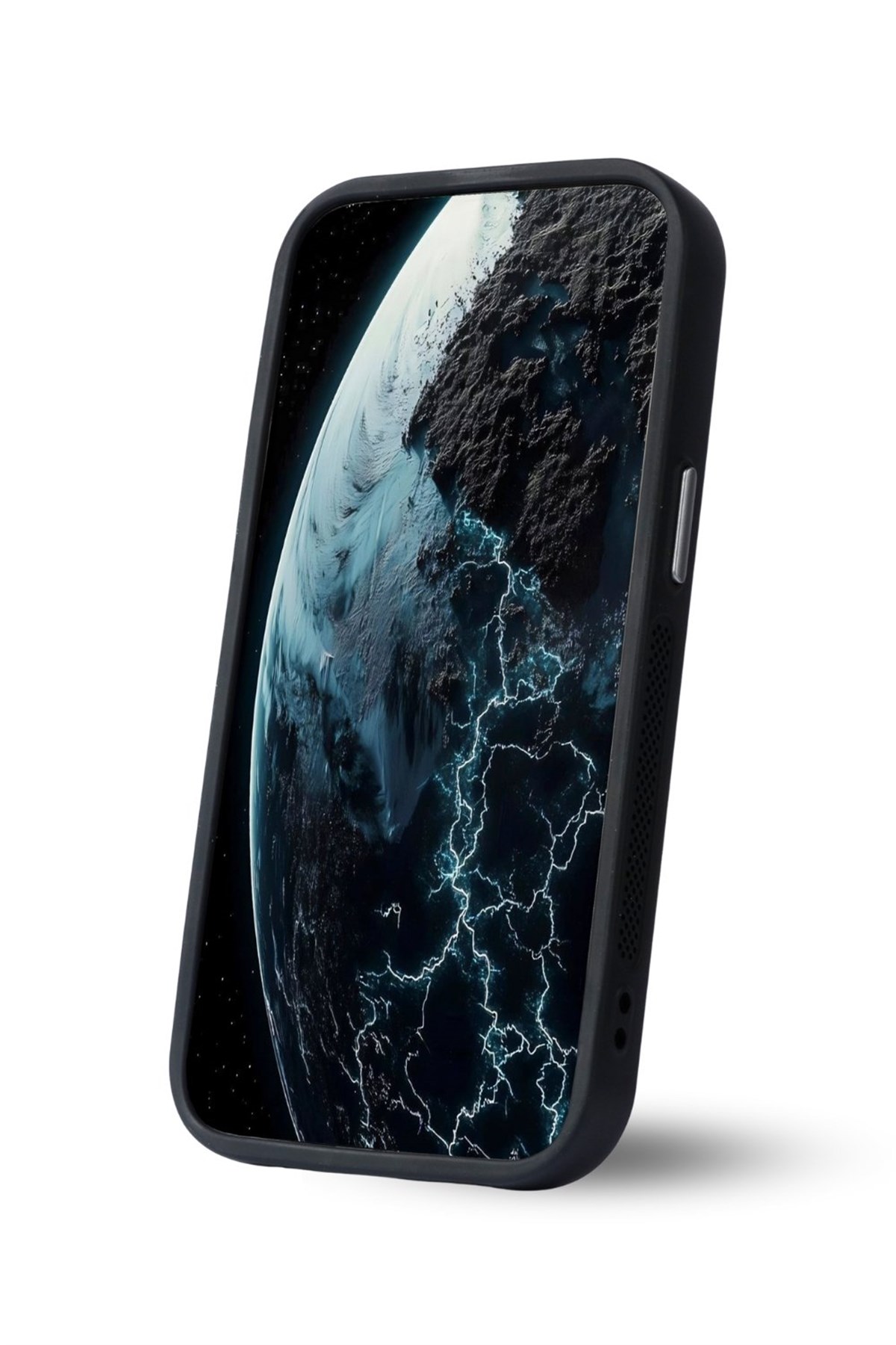 iPhone 12 Kılıf – Kamera Korumalı – MagSafe Uyumlu – Siyah Renk – Mat Silikon Telefon Kılıfı