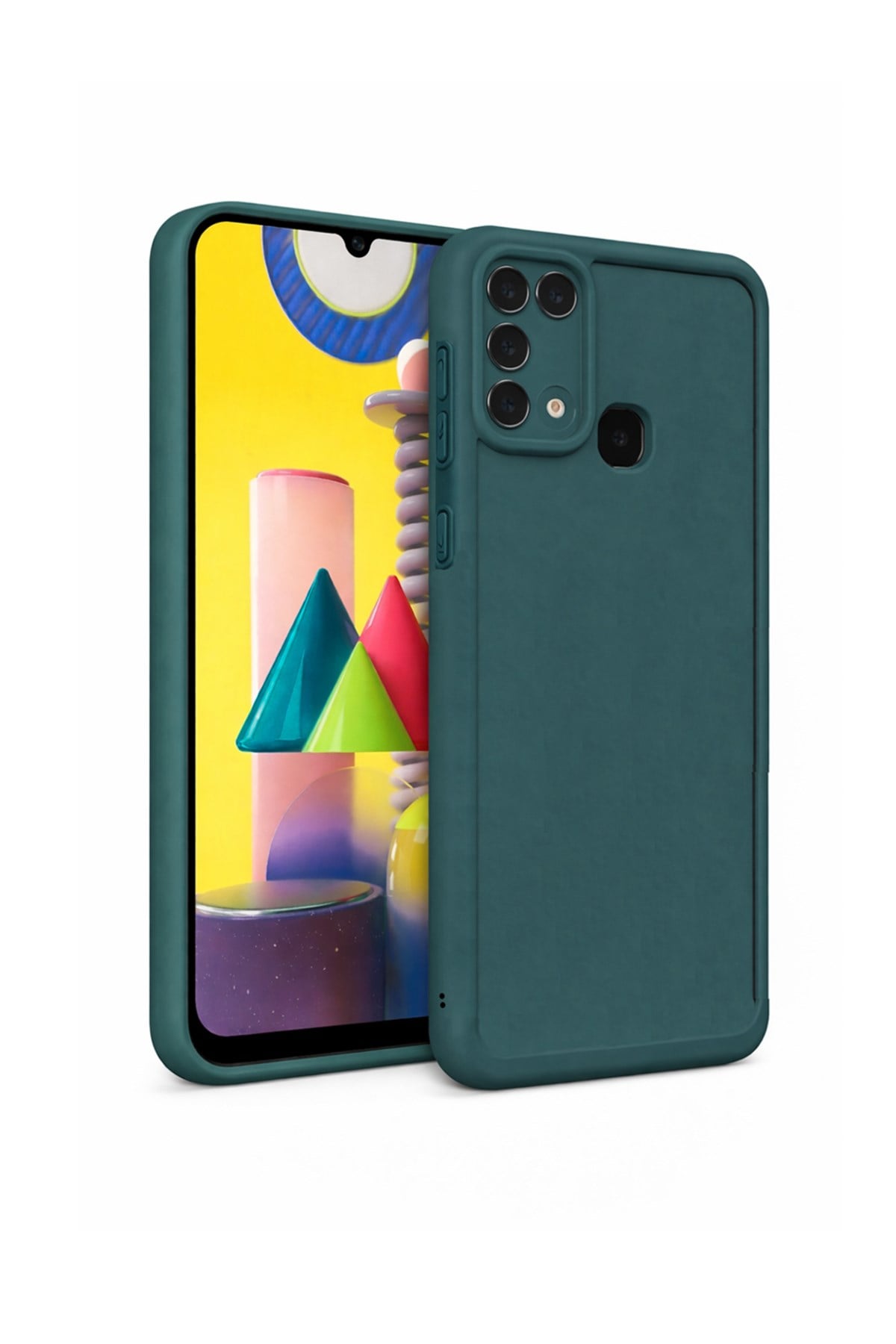 Samsung Galaxy M31 / M21s / F41 Uyumlu Kamera Korumalı Mat Silikon Telefon Kılıfı