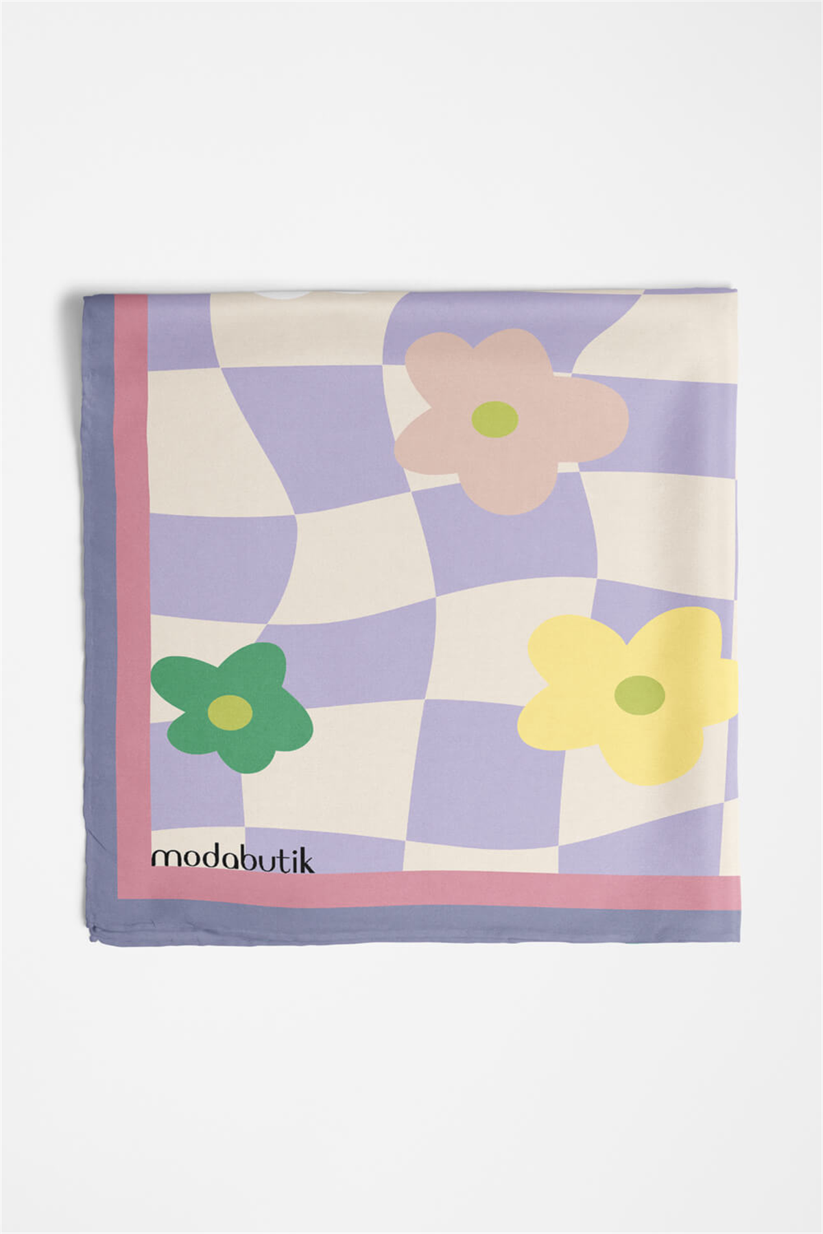 E78 Modabutik Çiçek Desenli Bandana