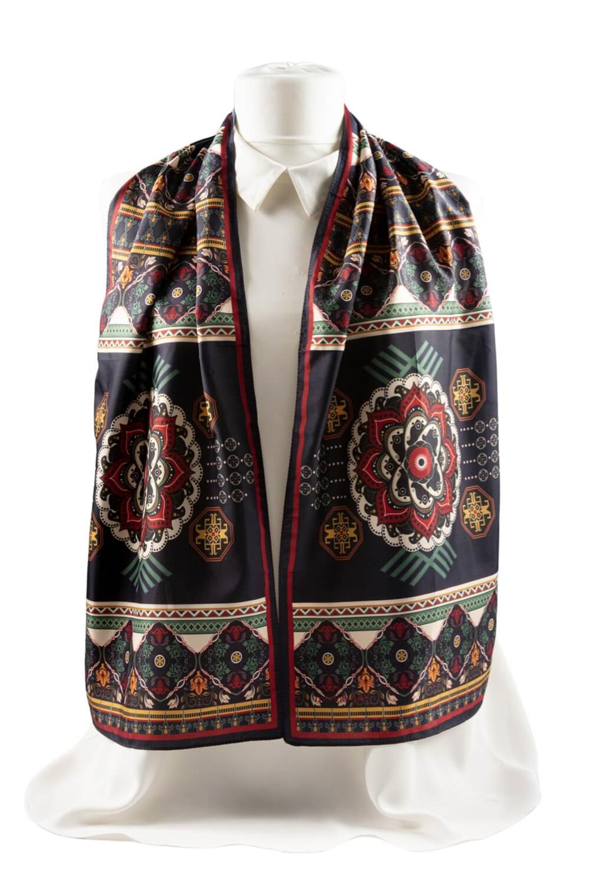 Z46 Modabutik Geometrik Desenli Fular