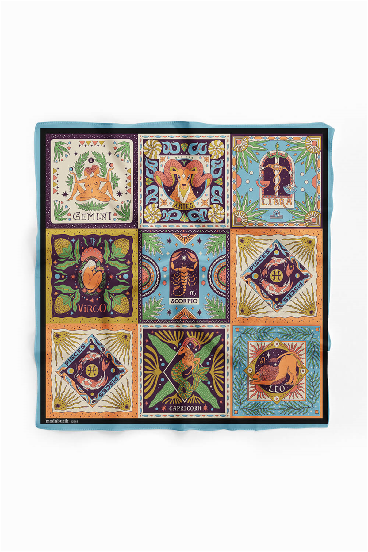 G13 BURÇ TASARIMLI BANDANA DG12081