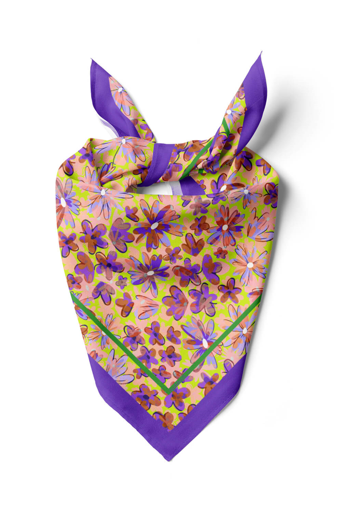 C40 KADIN DESENLİ BANDANA