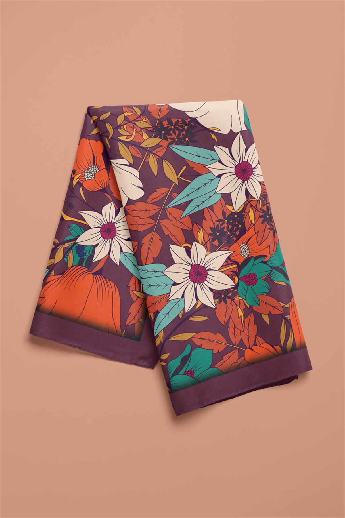 Modabutik Çiçek Desenli Bandana