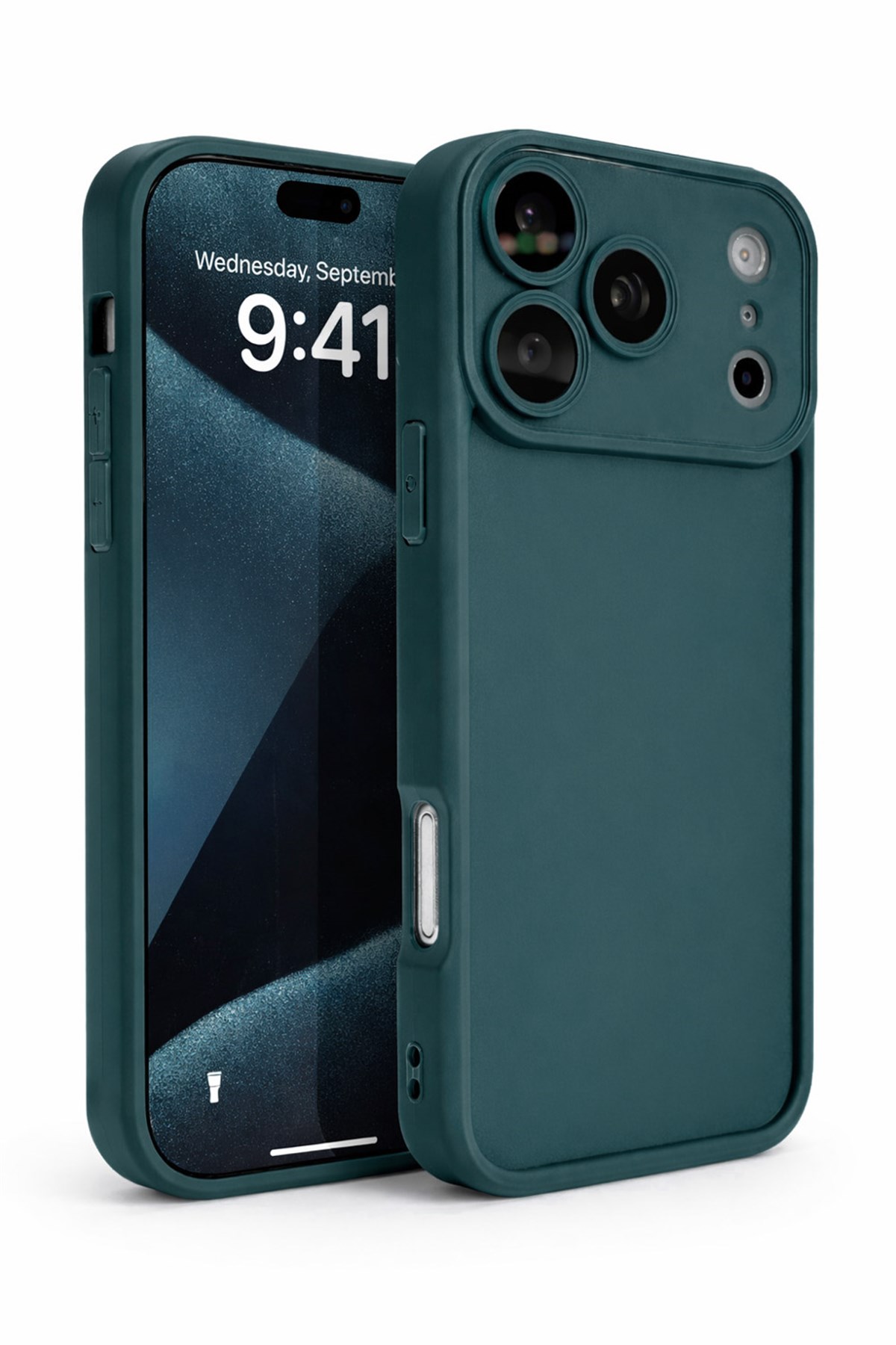 iPhone 17 Pro Kılıf – Kamera Çıkıntılı – Mat Silikon Telefon Kılıfı