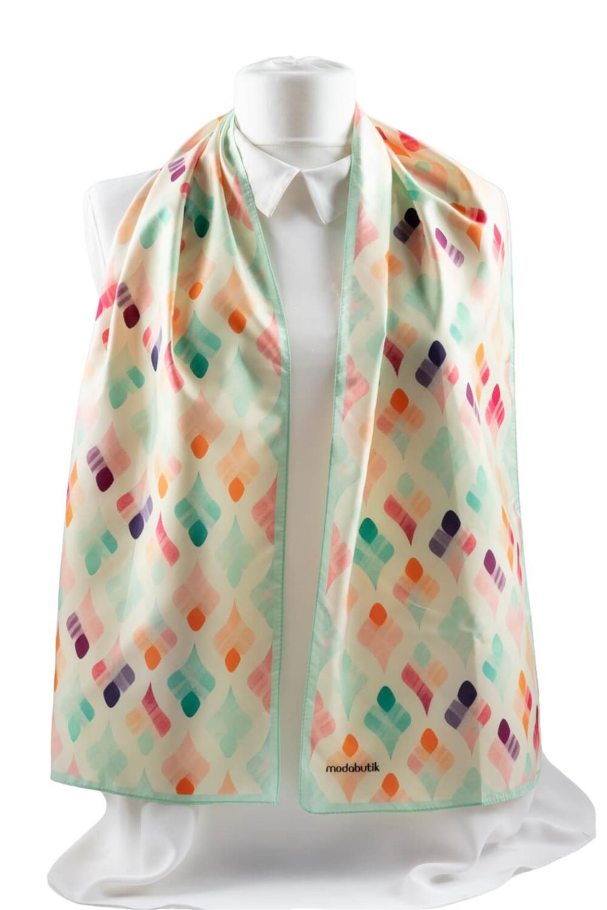 Modabutik Geometri Desenli Fular