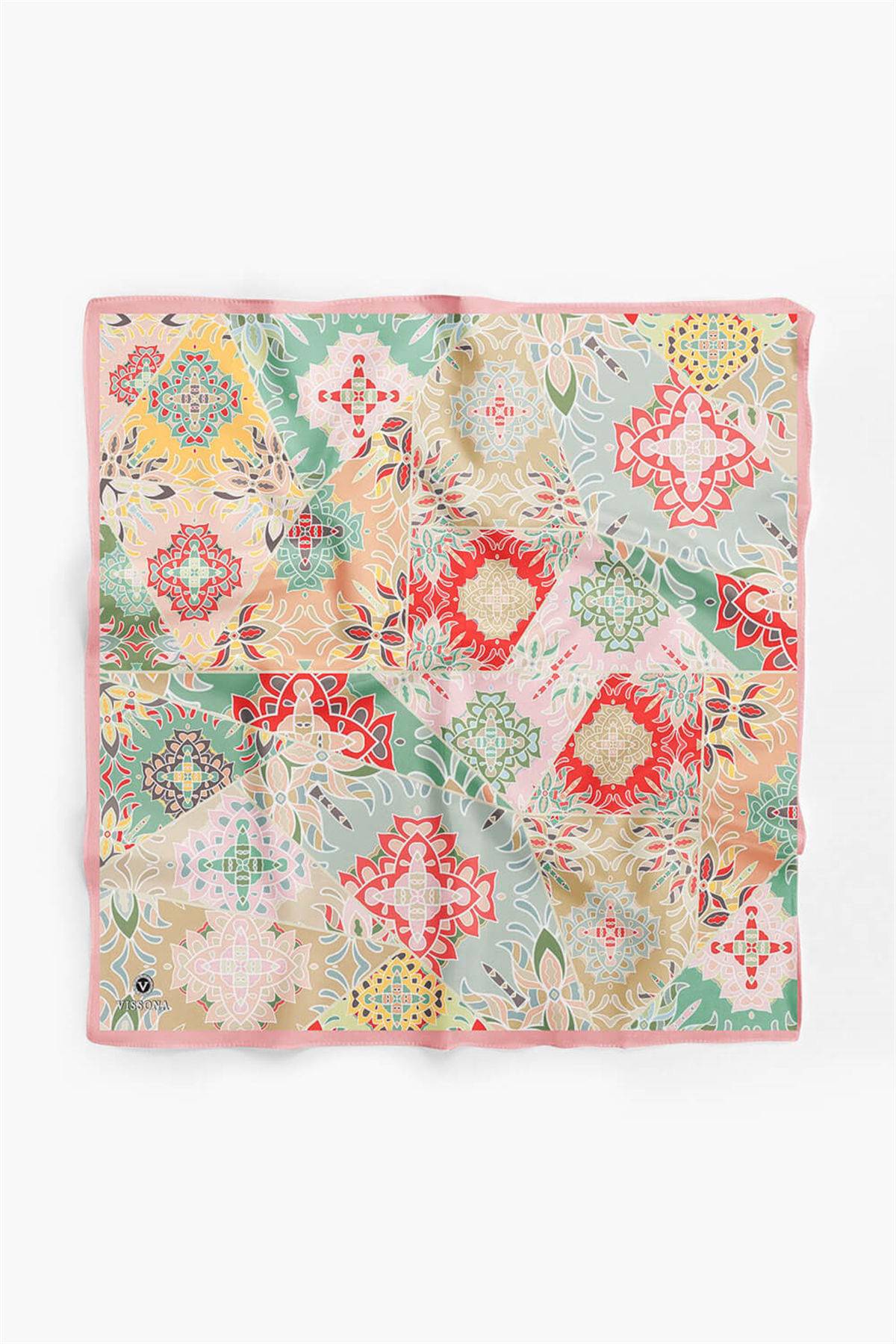 100% Silk Headscarf for Women - 22