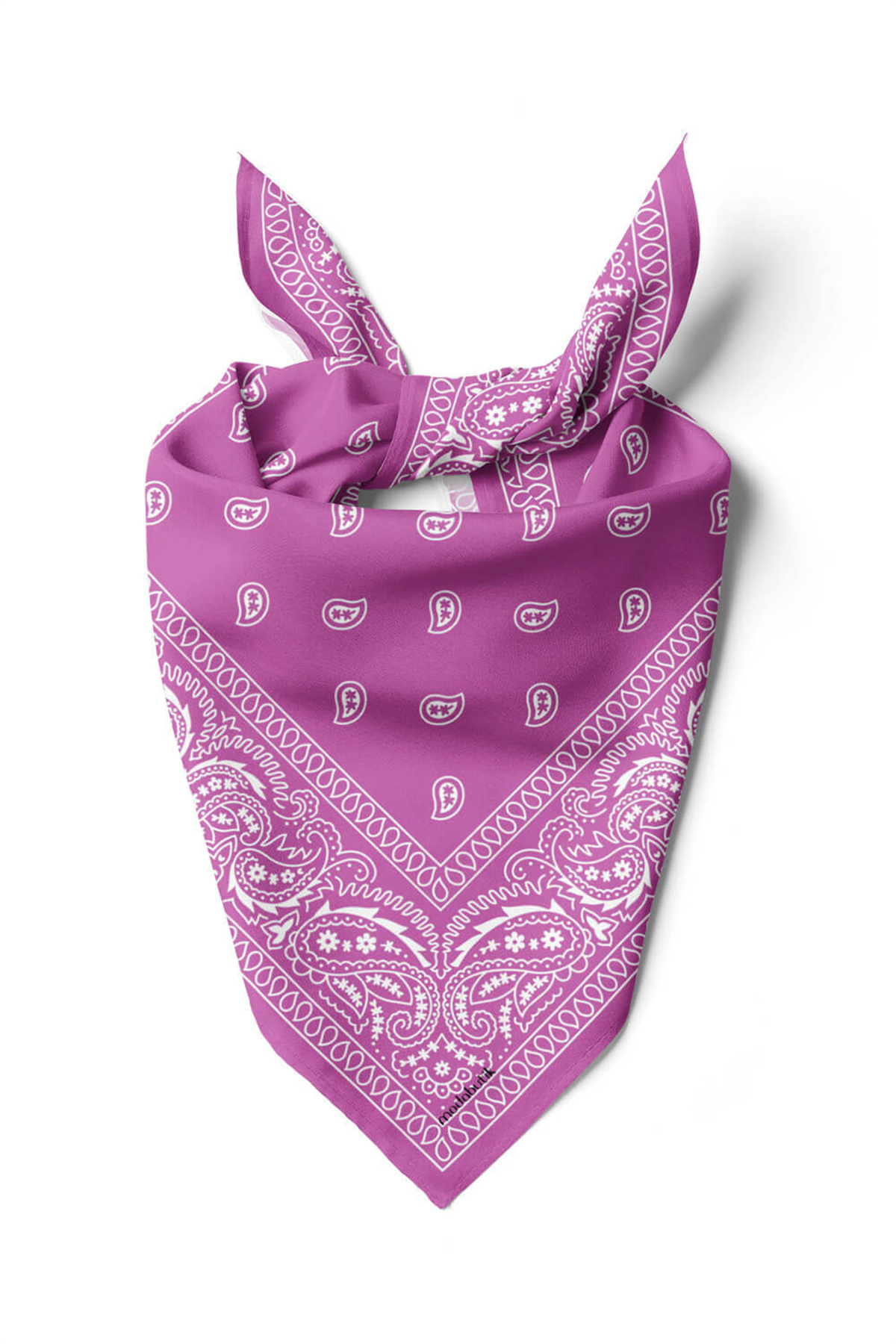 D81 Modabutik Şal Desenli Bandana