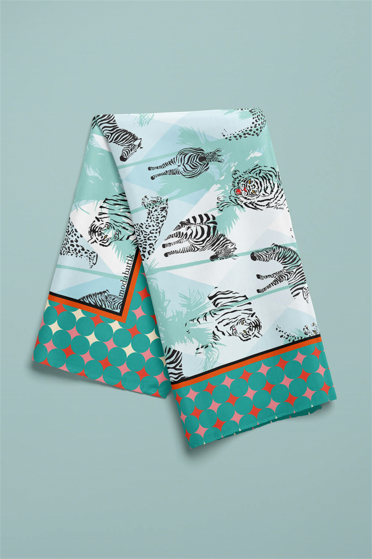 H43 RETRO DESENLİ  BANDANA DG12079