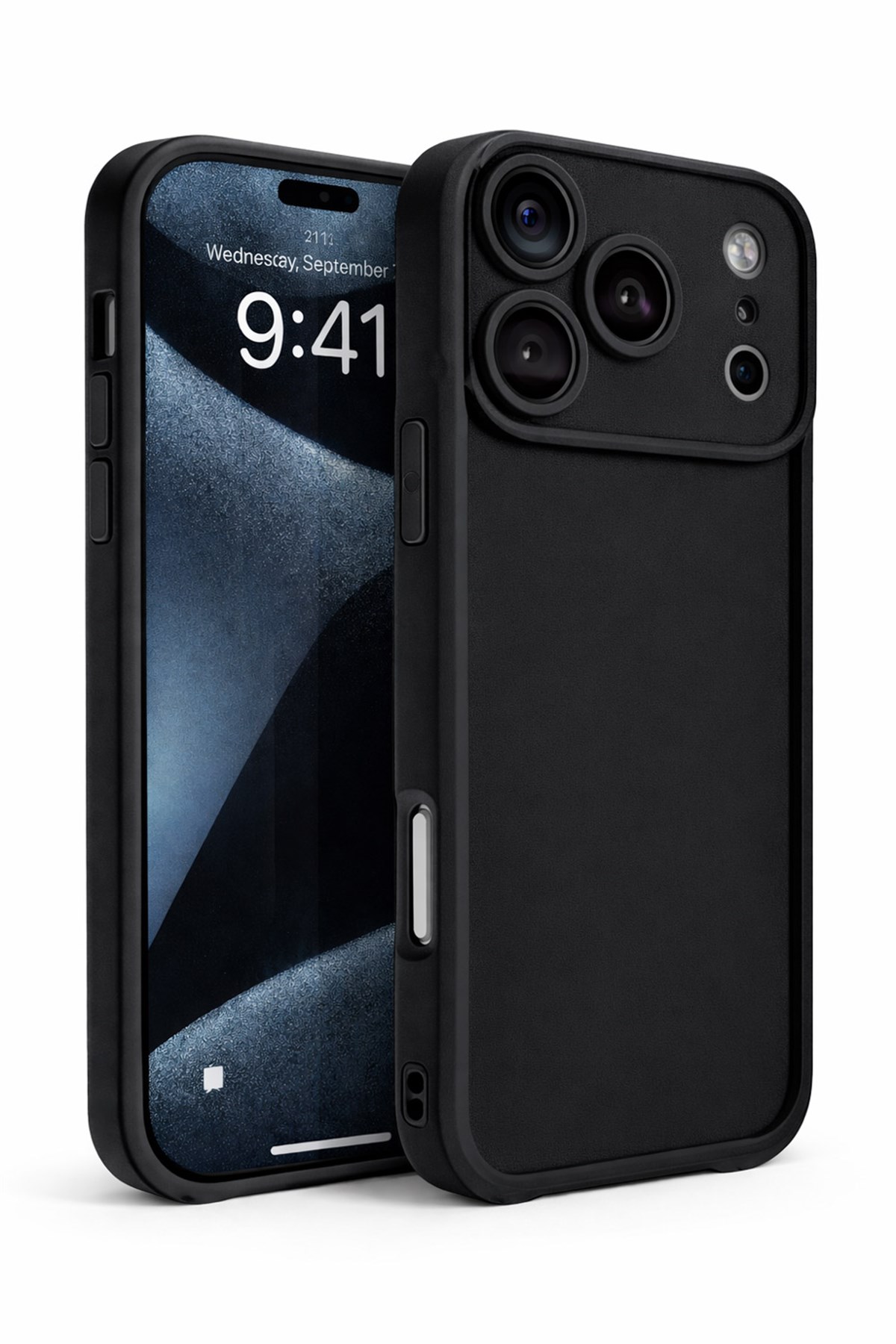 iPhone 17 Pro Kılıf – Kamera Çıkıntılı – Mat Silikon Telefon Kılıfı