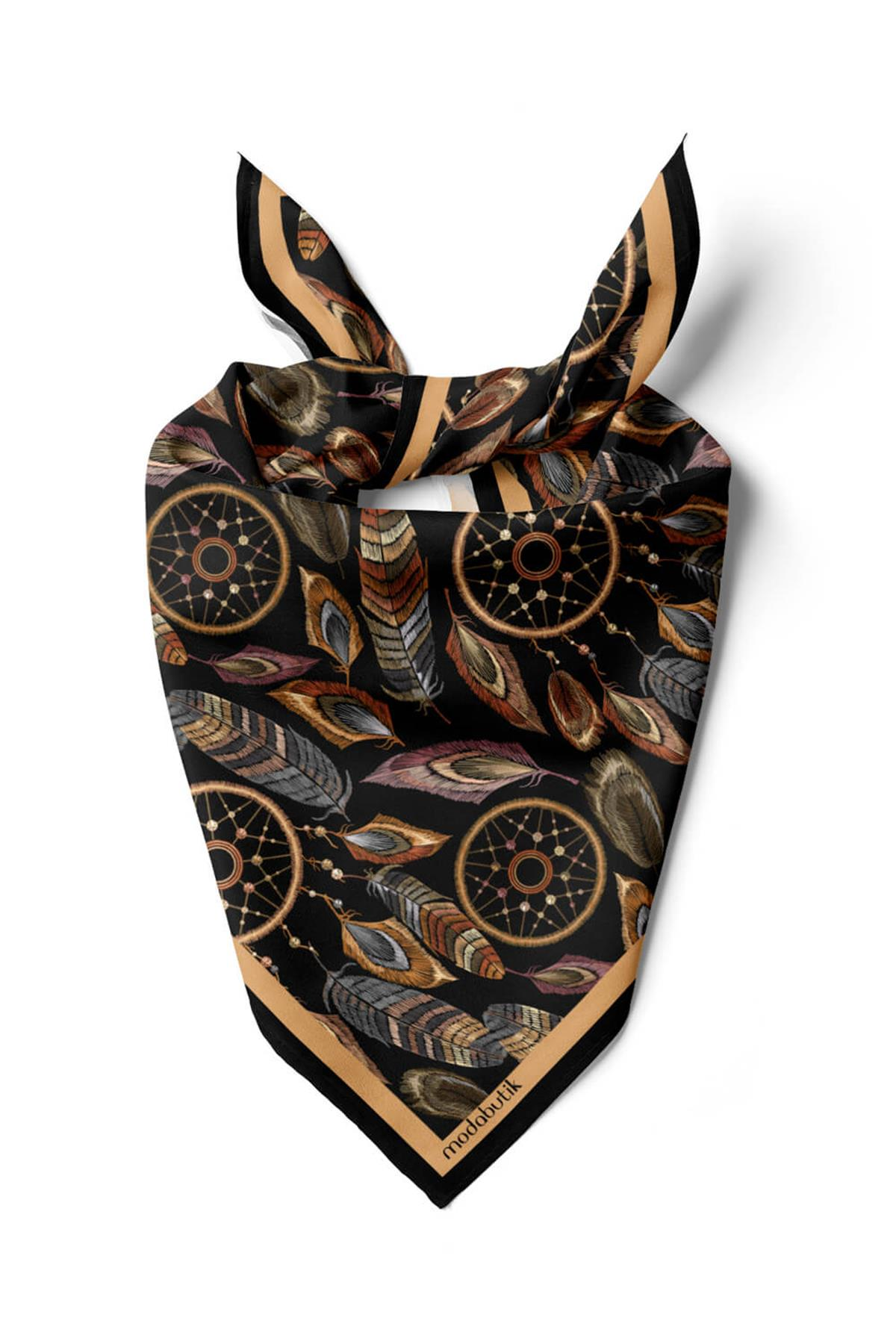 E19 Modabutik Tüy Desenli Bandana