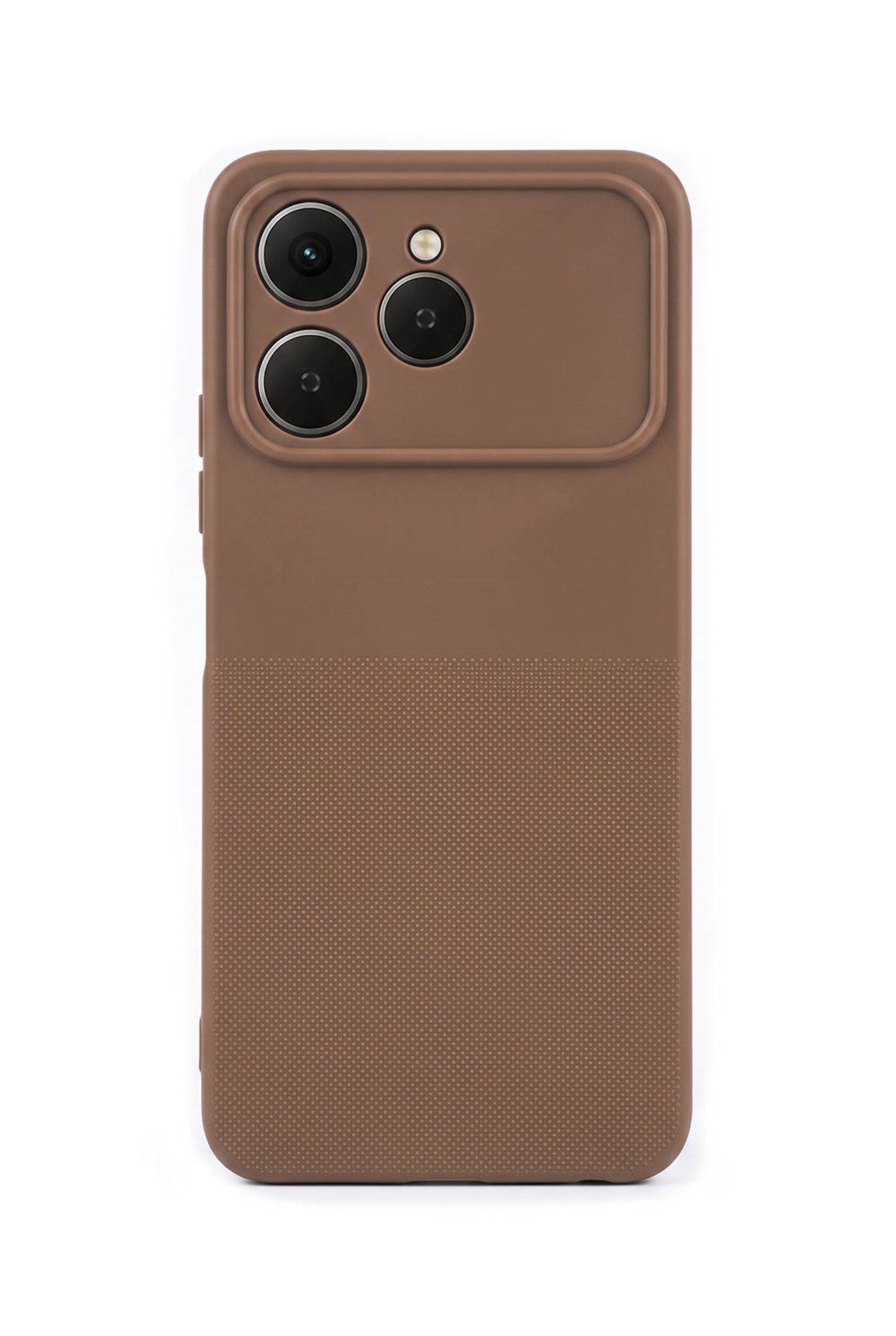 Tecno Spark 40 Uyumlu Kamera Korumalı Silikon Telefon Kılıfı Darbe Emici İçi Kadife Tırtıklı Kaymaz Yüzeyli Yumuşak Kılıf
