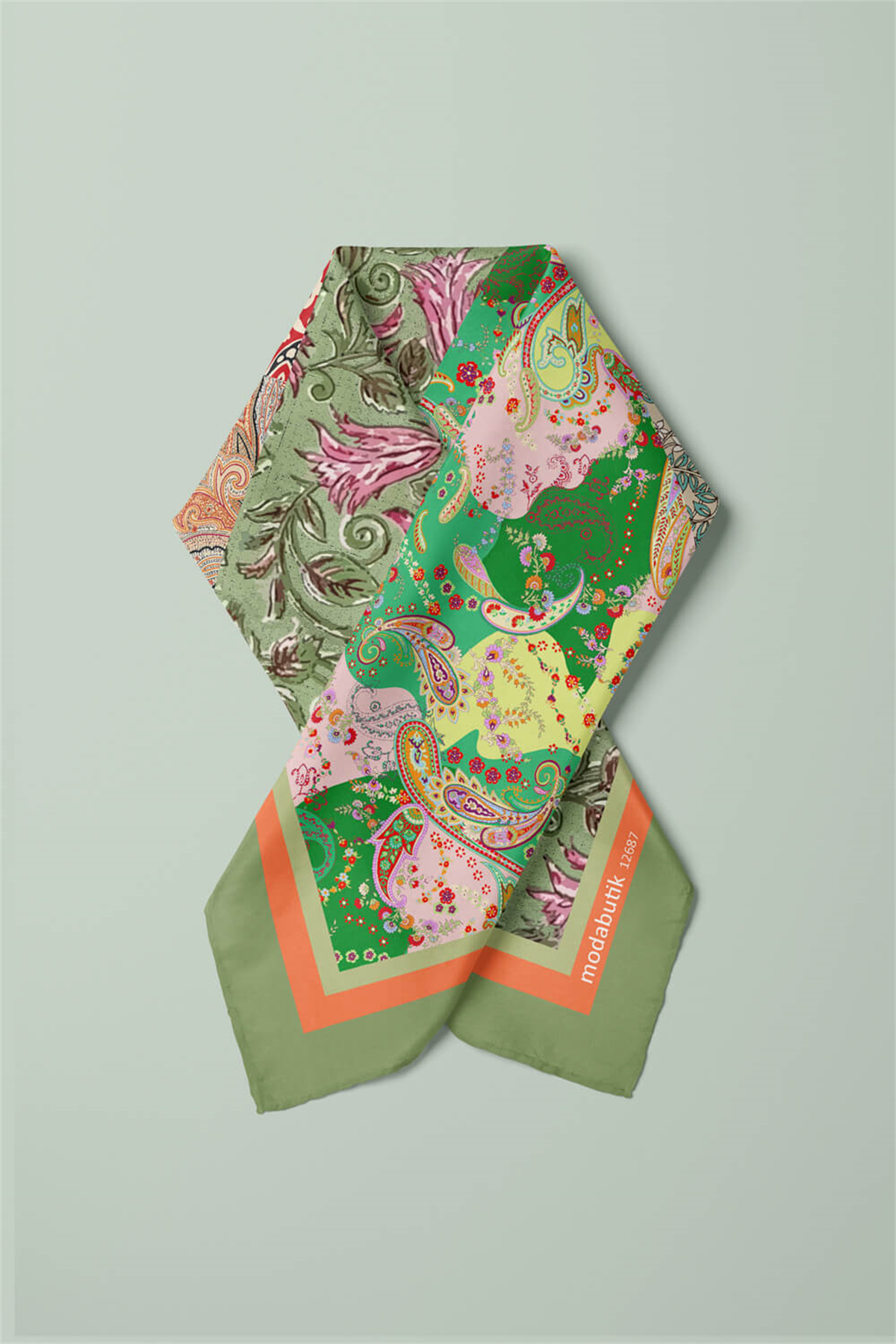 C101 PATCHWORK TASARIM  BANDANA