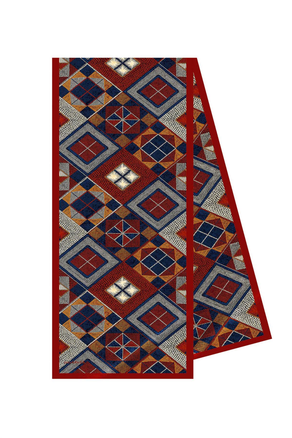 I92 Modabutik Geometri Desenli Fular