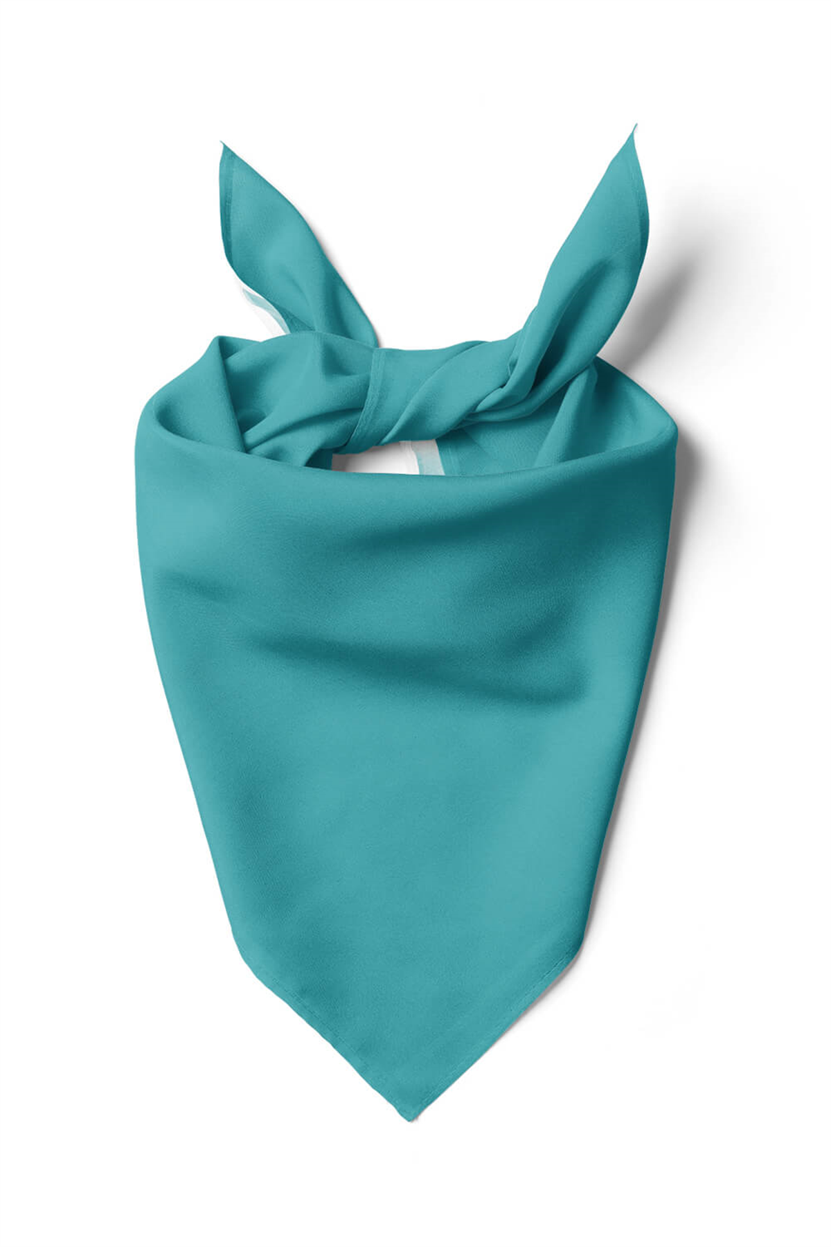 Şifon Turkuaz Bandana
