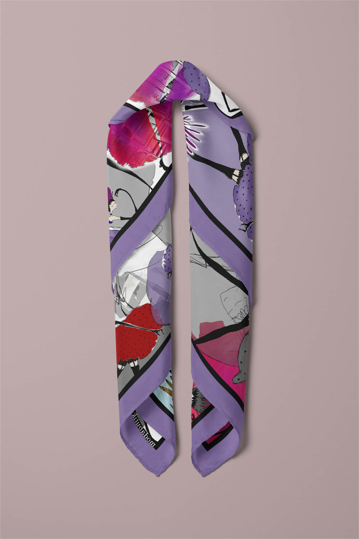 C73 KADIN DESENLİ BANDANA