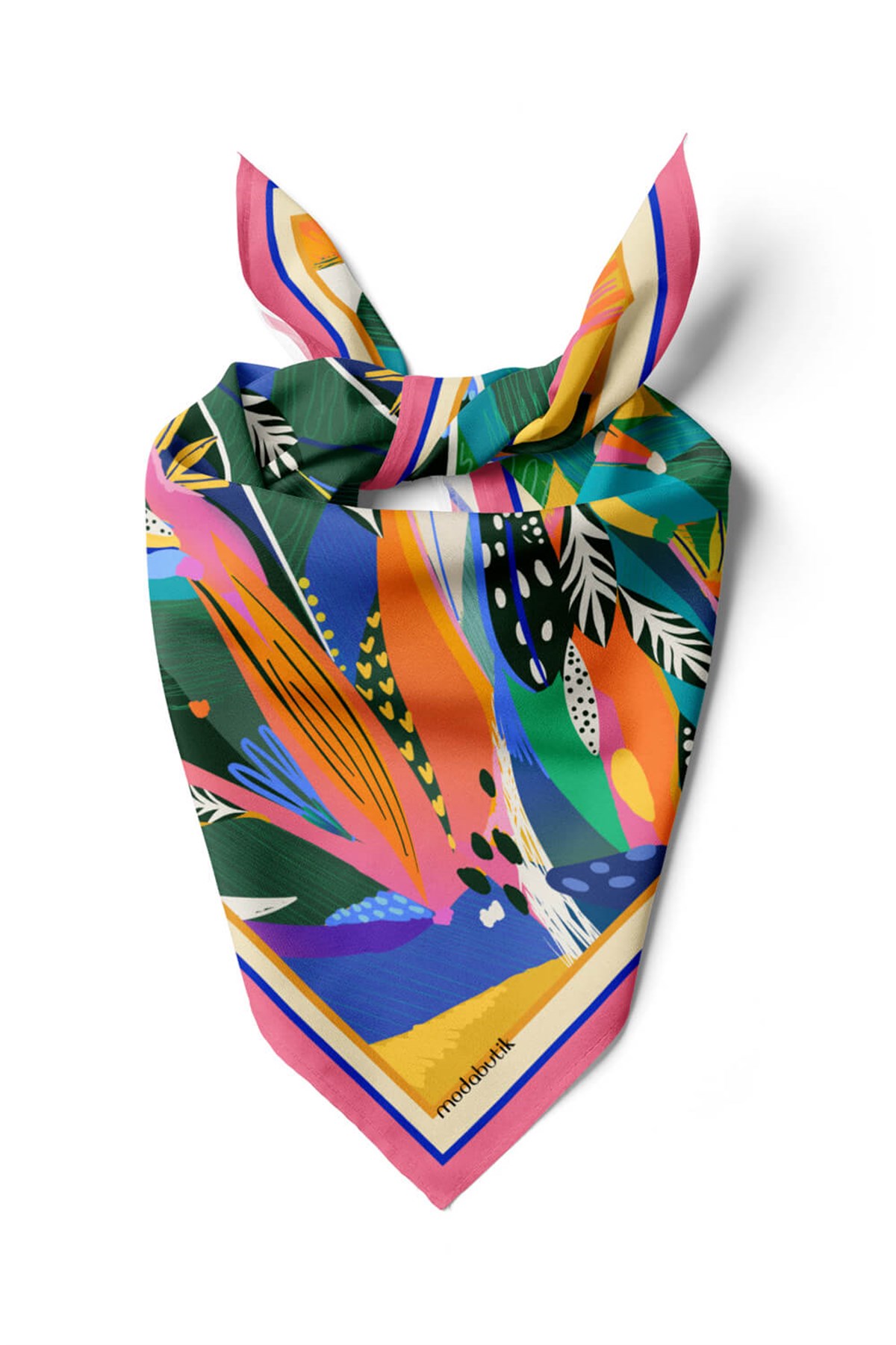 Violla Karışık Desenli Bandana