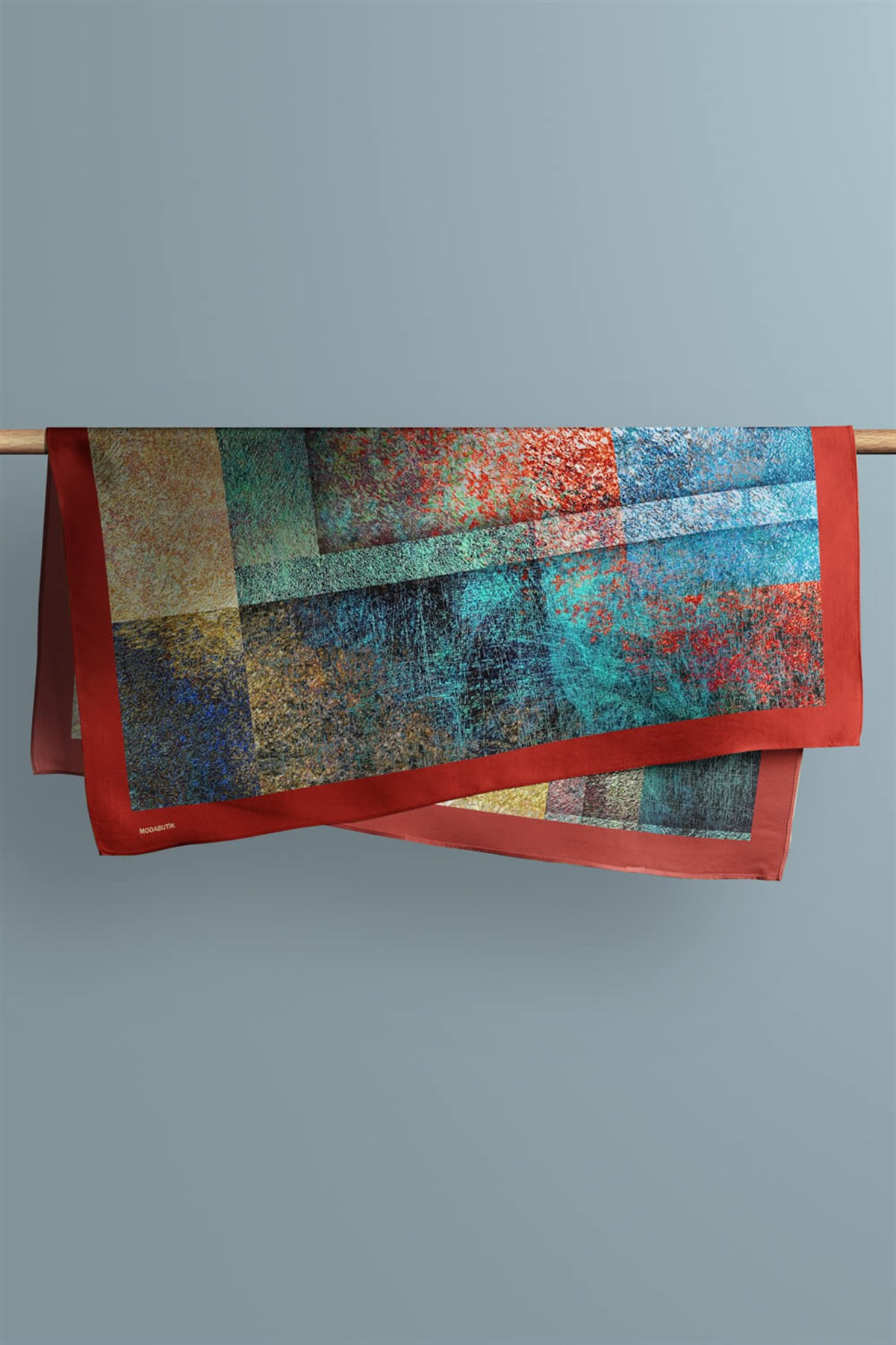 Violla Y81 Kadın Sonbahar Desenli Bandana 50x50 DG0460-22