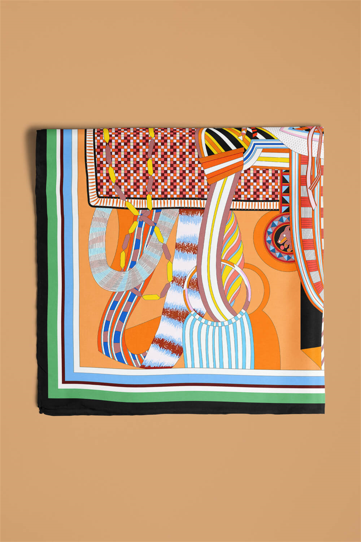 G18 GEOMETRİK DESENLİ  BANDANA