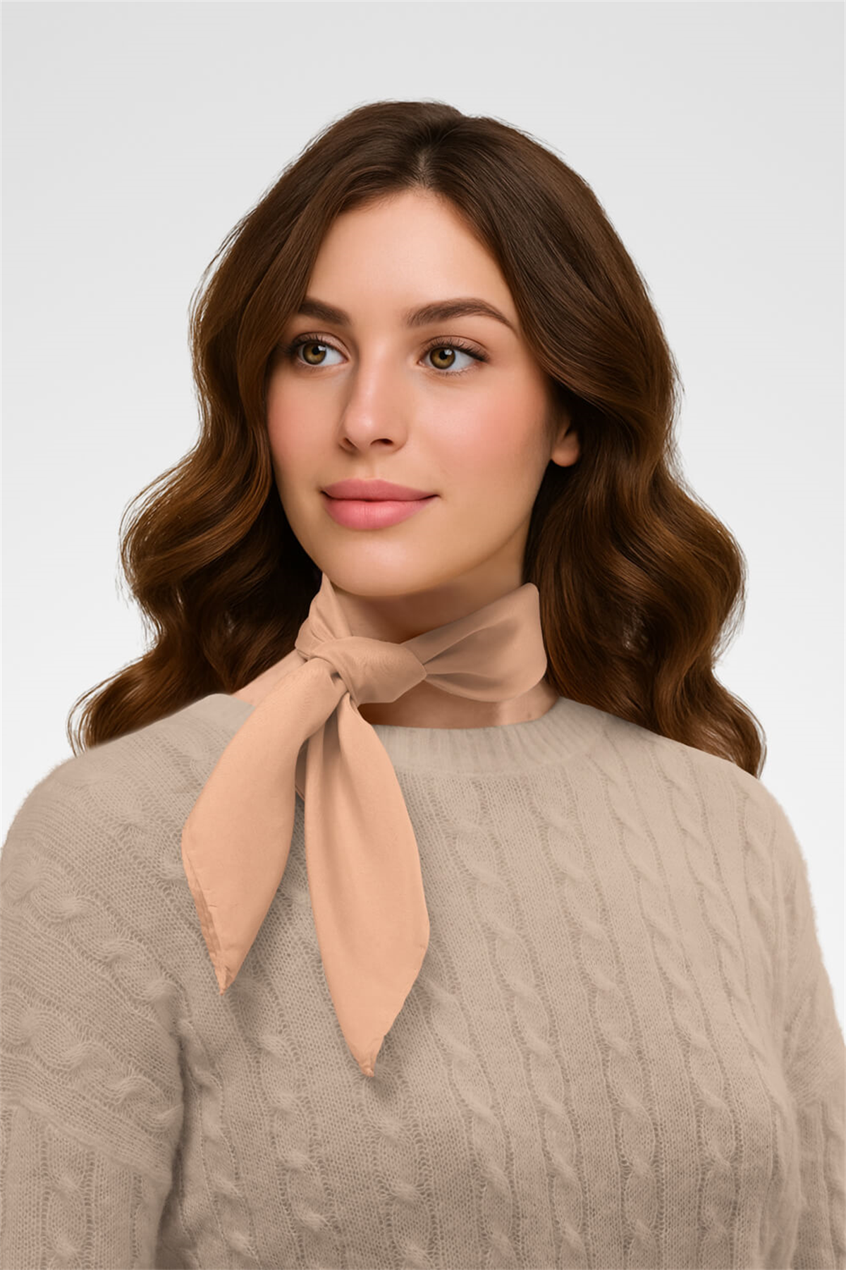 Şifon Somon Bandana