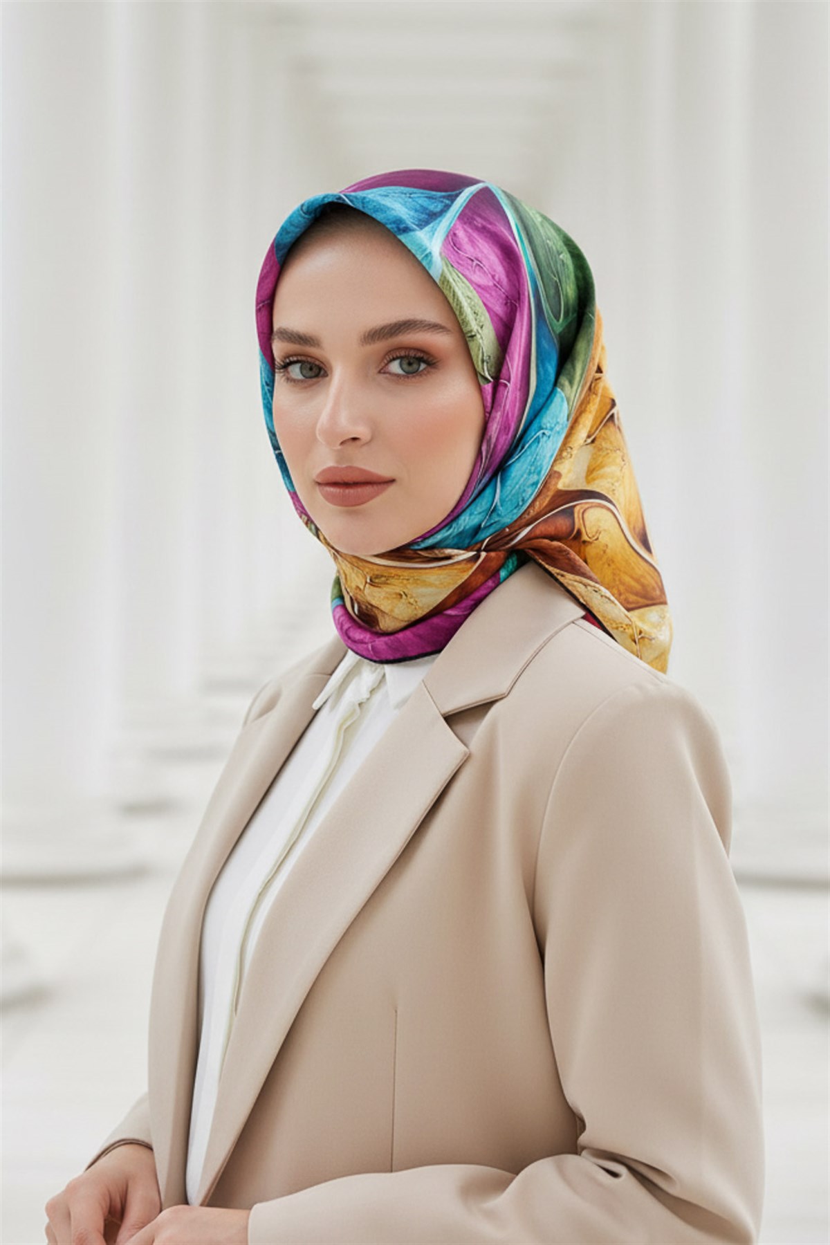 Twill İpek Eşarp