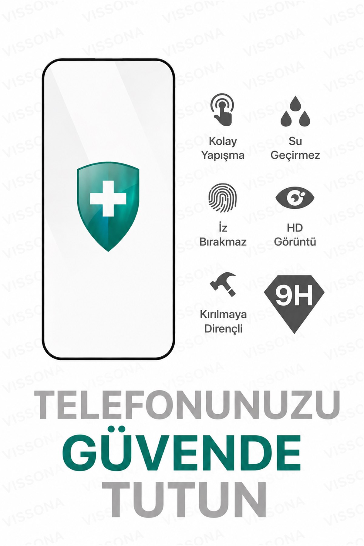 iPhone 16 Pro / iPhone 17 Uyumlu Hayalet Privacy %100 Gerçek Temperli Cam Ekran Koruyucu Plastik Film Değil Tam Kaplayan Kolay Kurulum Aparatlı