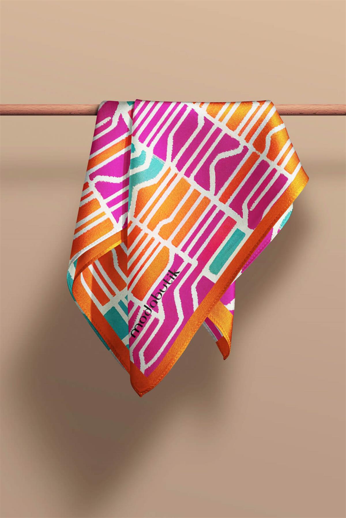 Modabutik Geometri Desenli Fular