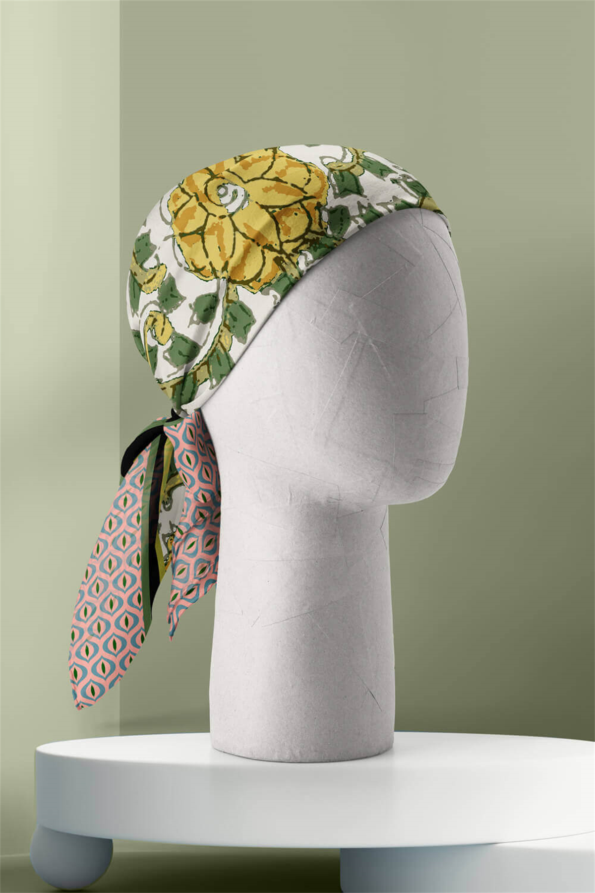D87 KADIN DESENLİ BANDANA DG-584