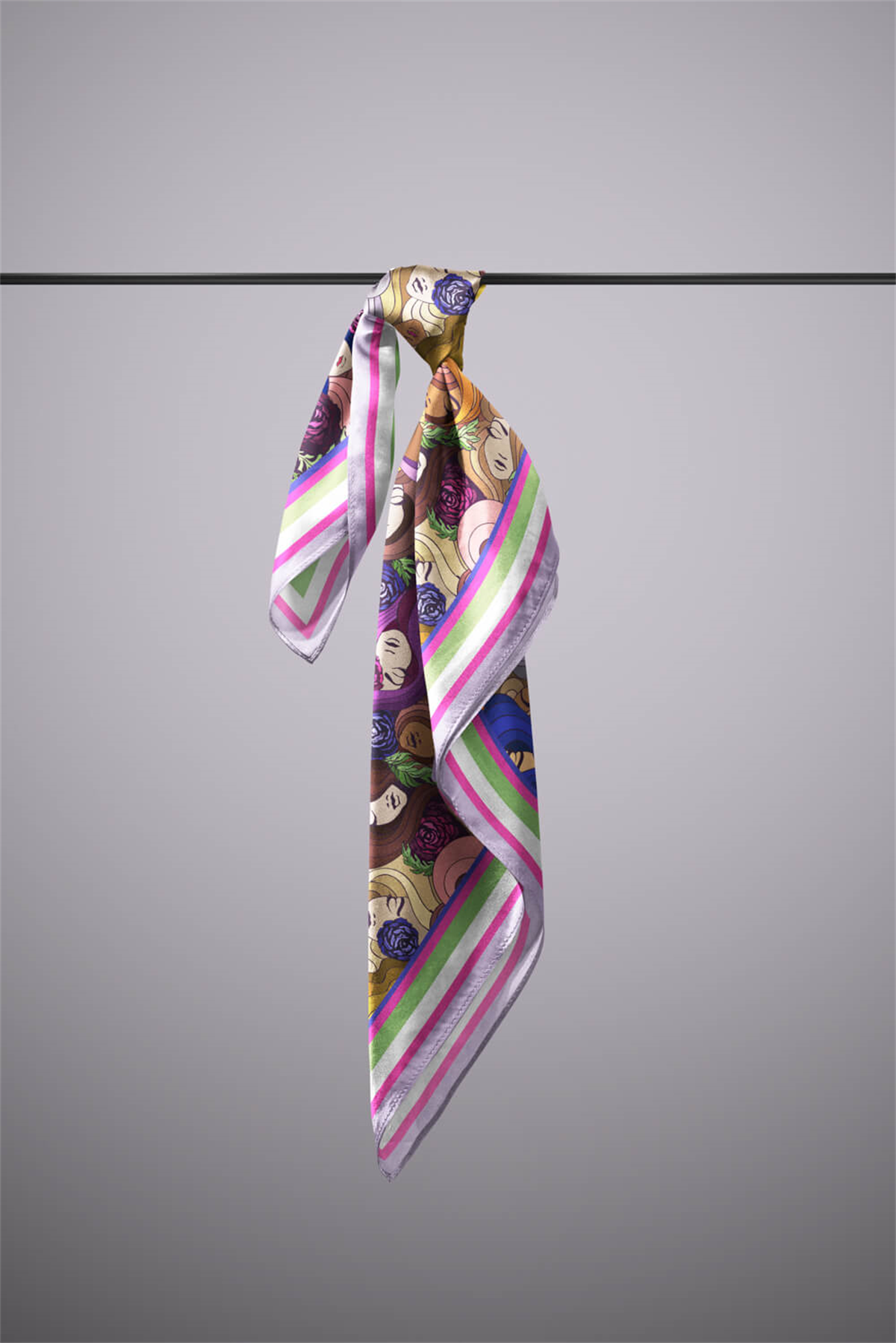 F95 MODERN WOMEN TASARIMLI BANDANA DG12086