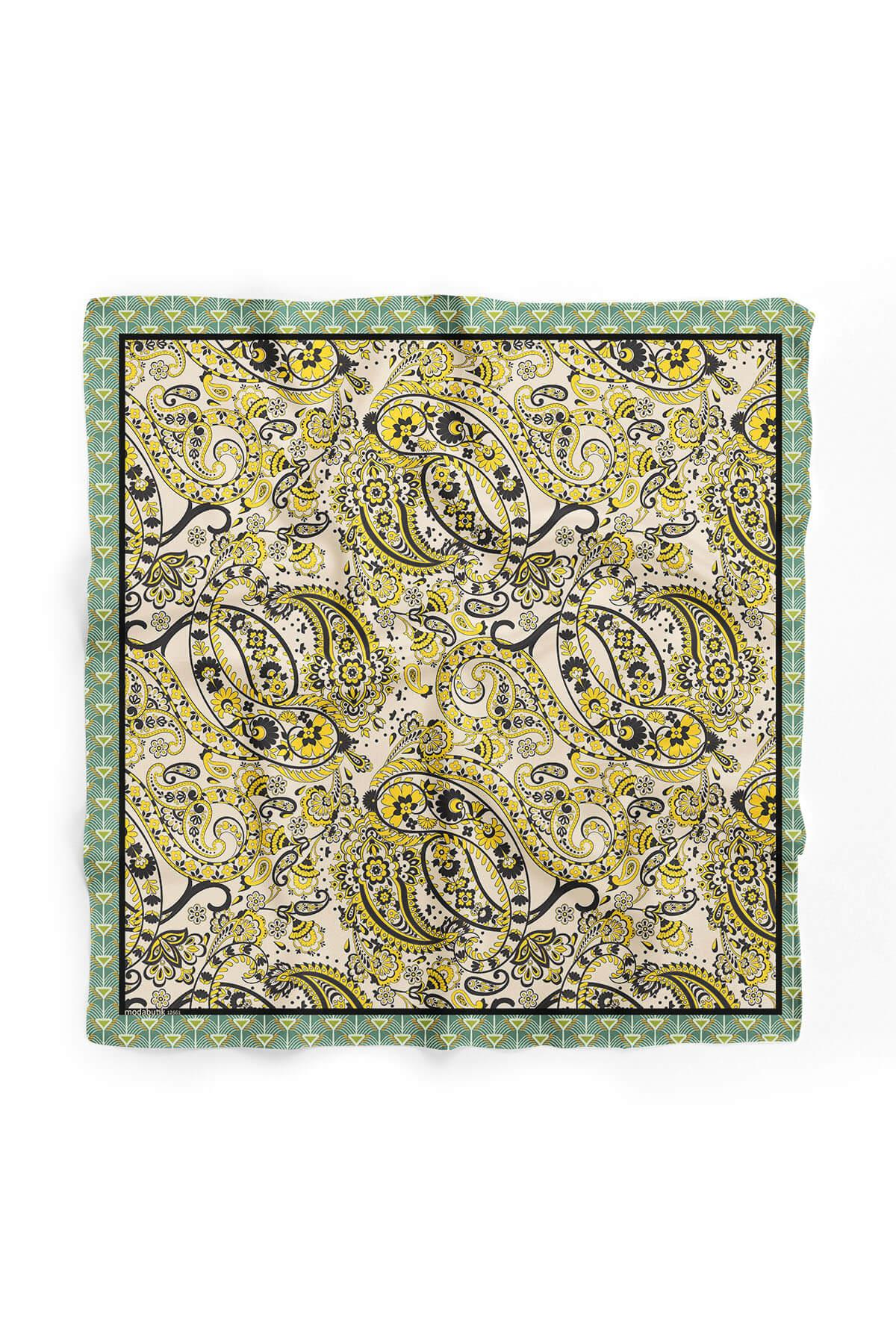 B119 ŞAL TASARIM ETNIC BANDANA