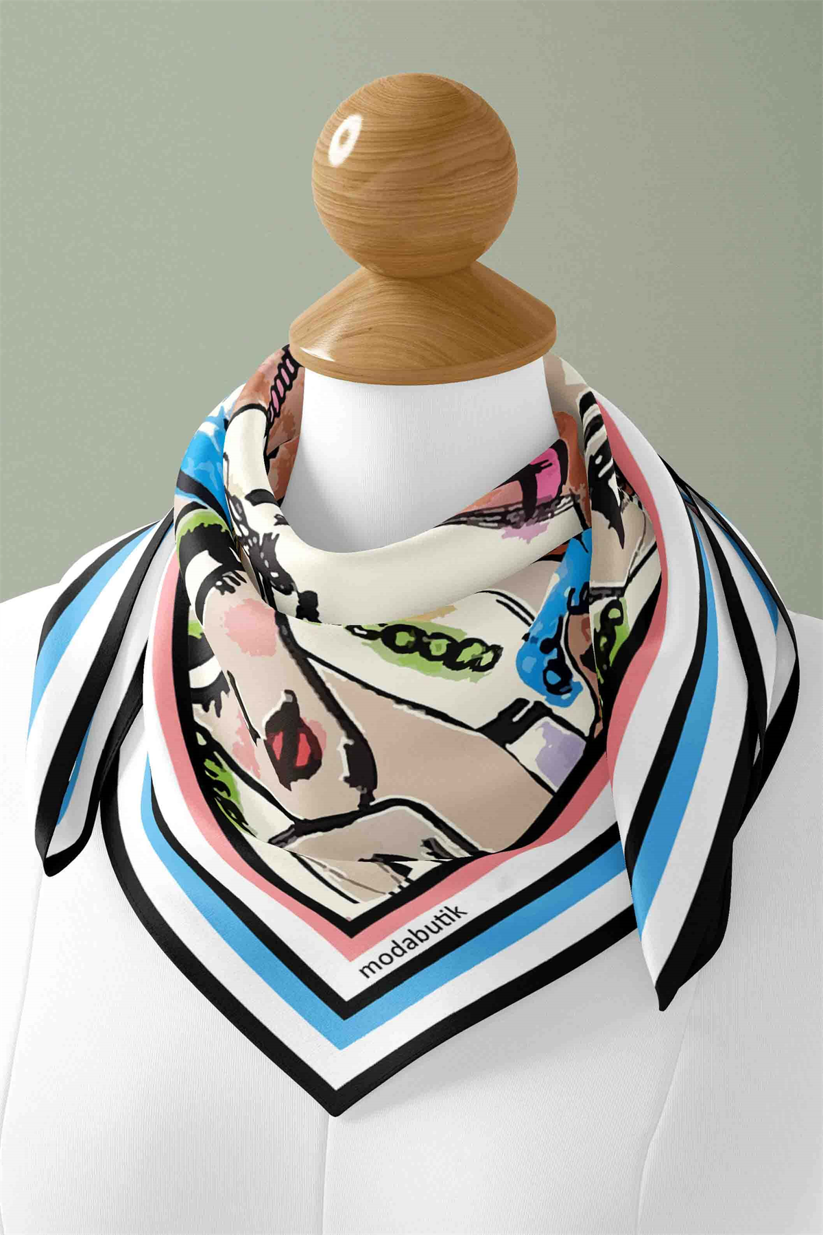 F98 MODERN WOMEN TASARIM BANDANA