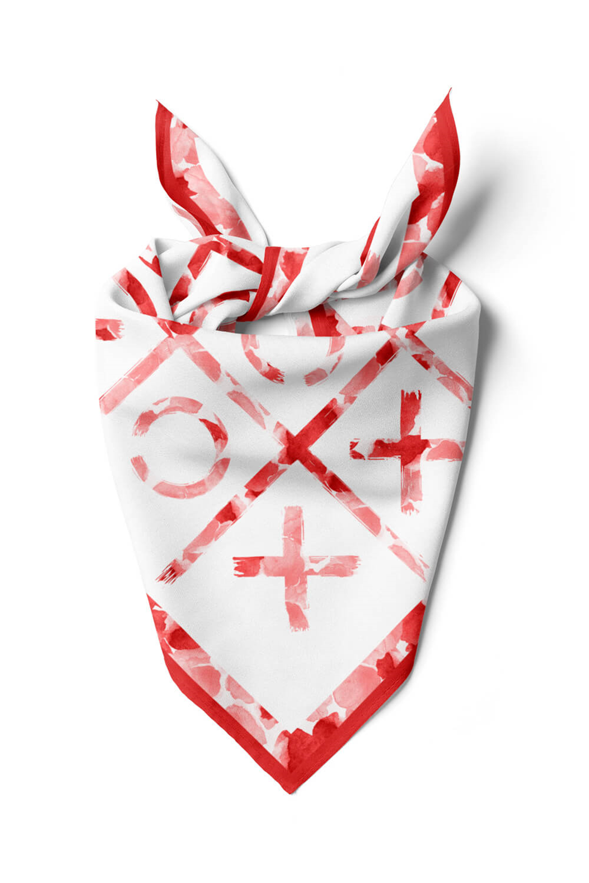 E76  Modabutik XOX Desenli Bandana