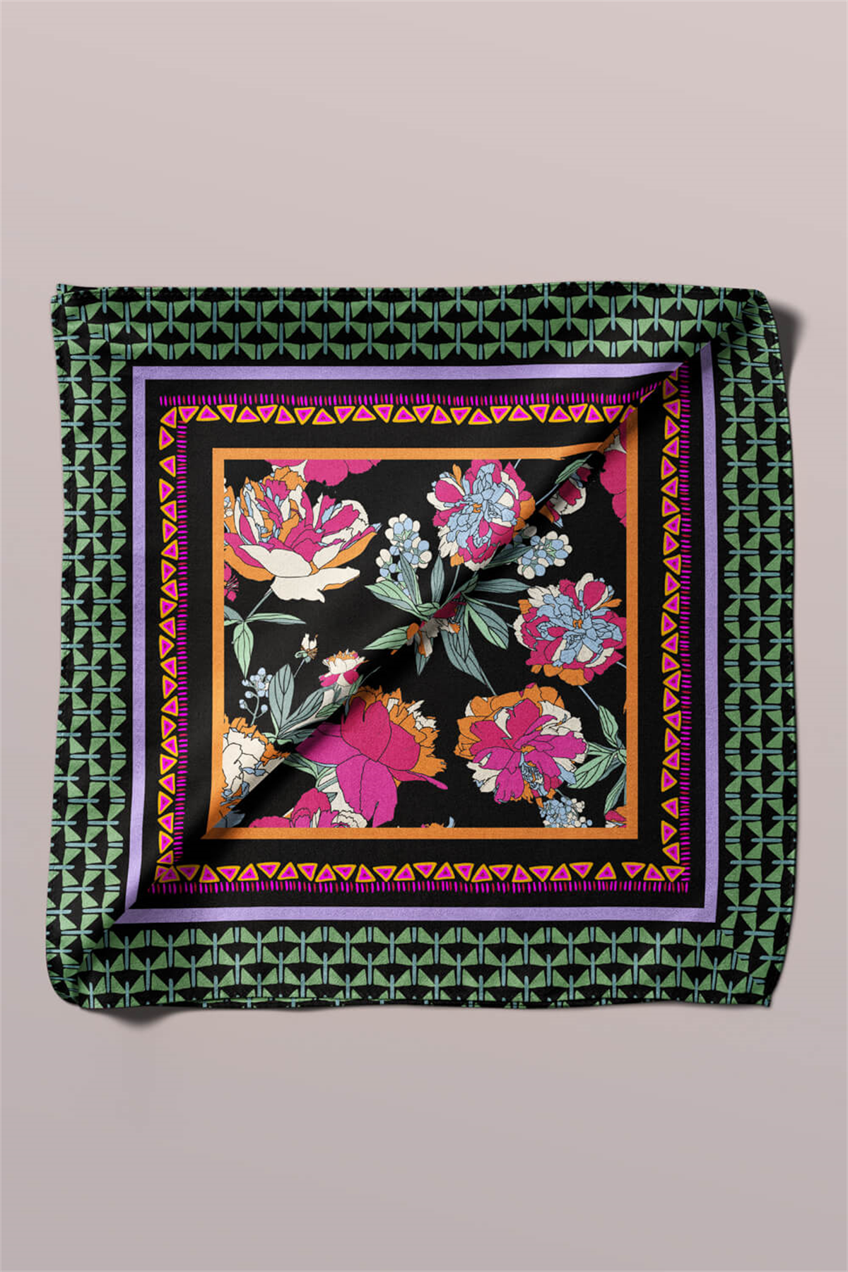 Y96 KADIN DESENLİ BANDANA