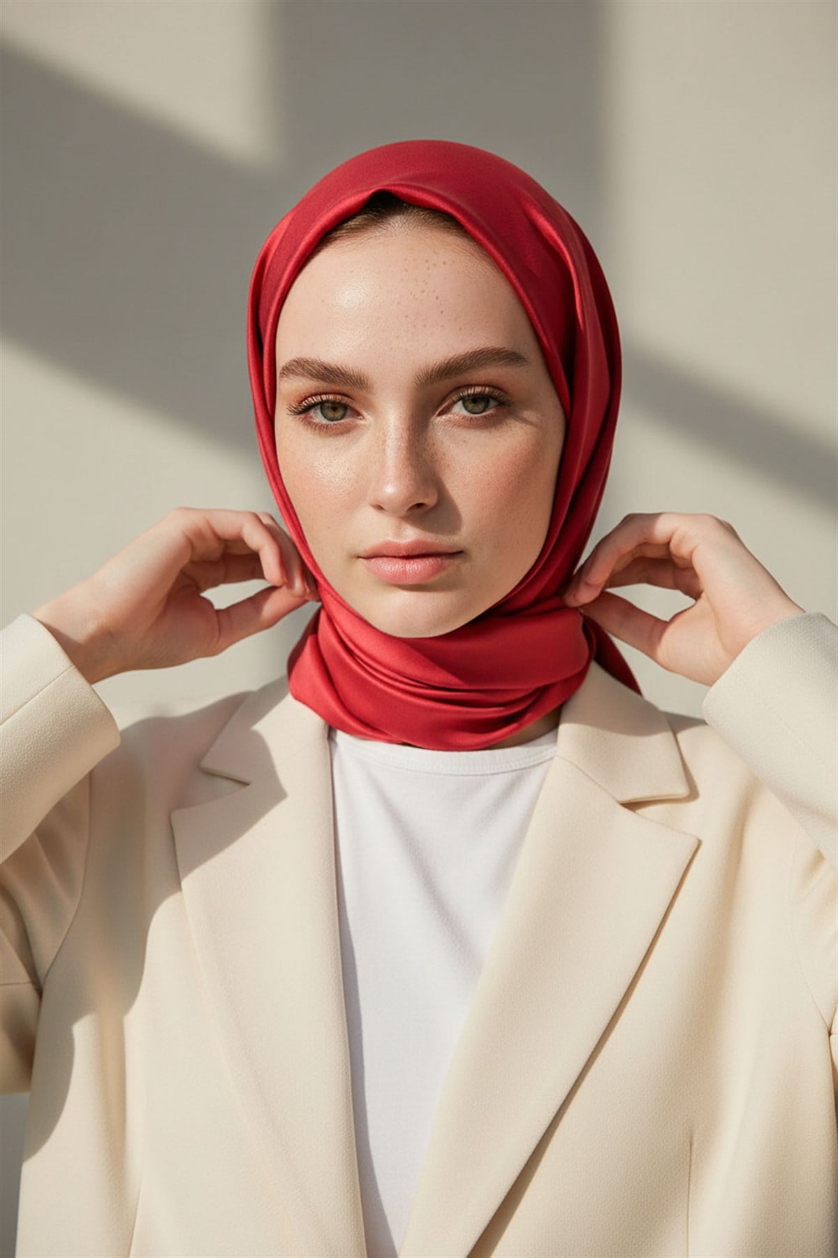 %100 Twill İpek Düz Desenli Eşarp 90x90 Eşarp Dikim Şekli : El Dikişi
