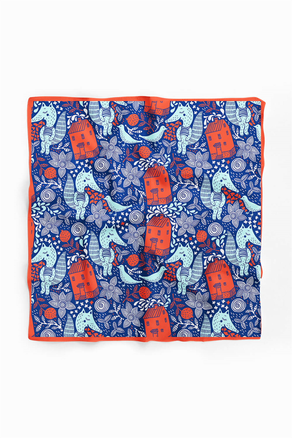 B31 Modabutik Tilki Desenli Bandana