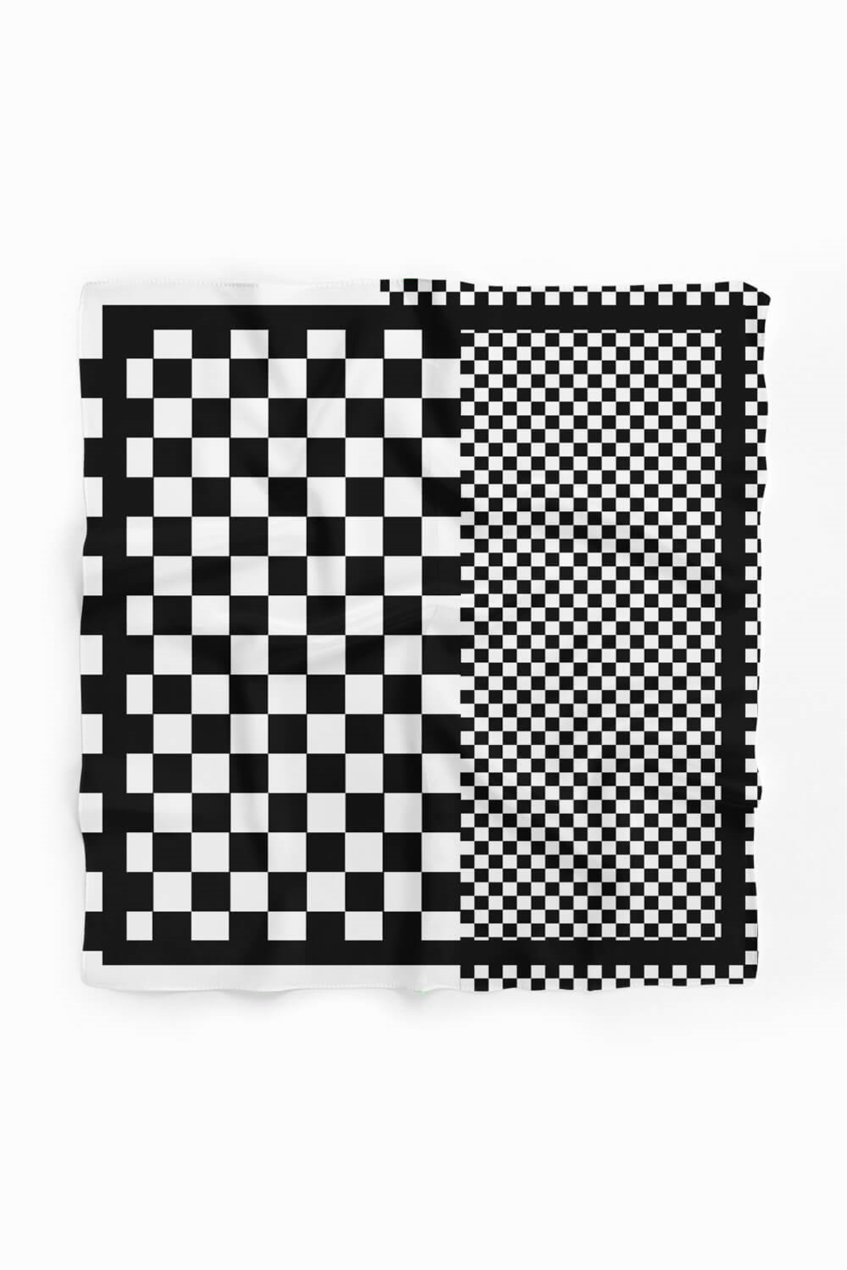 C119 Modabutik Köpek Bandanası Siyah Beyaz