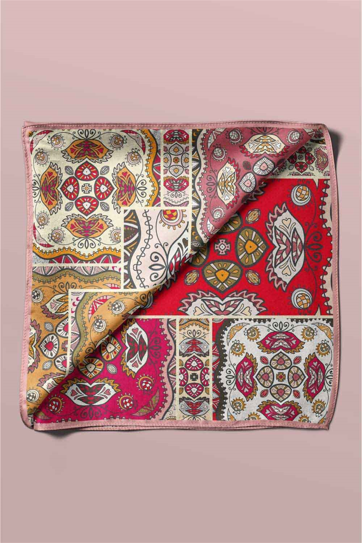 100% Silk Headscarf for Women - 22