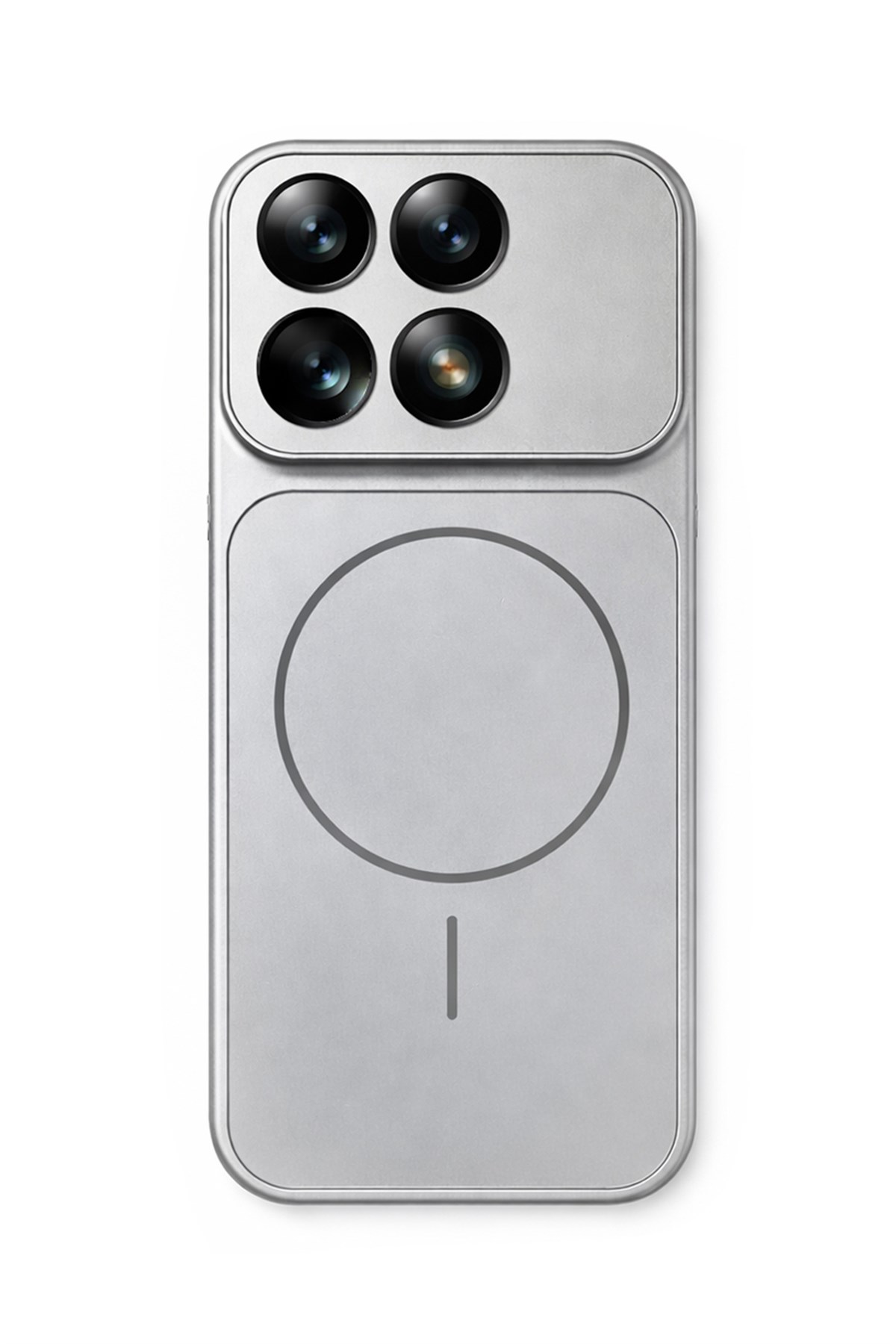 Mi 17 Uyumlu Kamera Korumalı Magsafe Wireless Şarj Özellikli Full Glass Arka Kapak