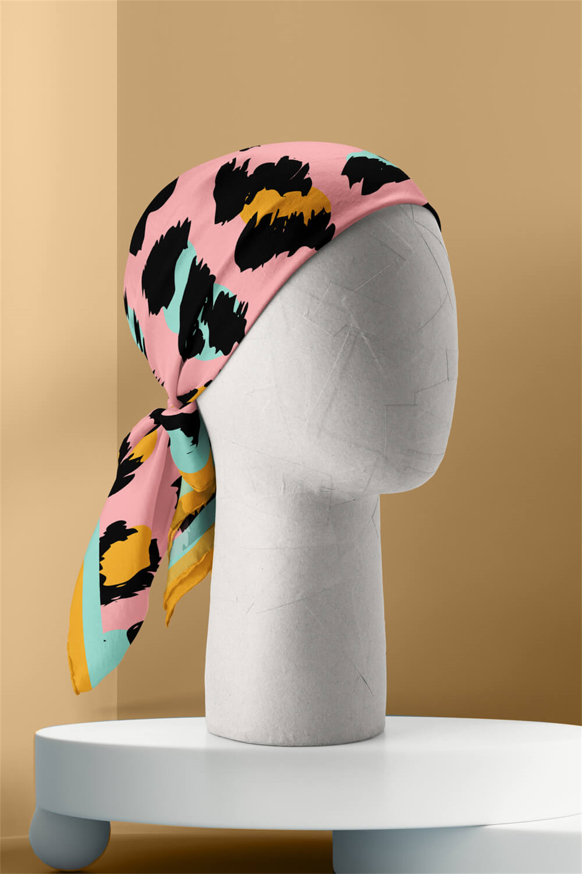 A84 Modabutik Leopar Desenli Bandana