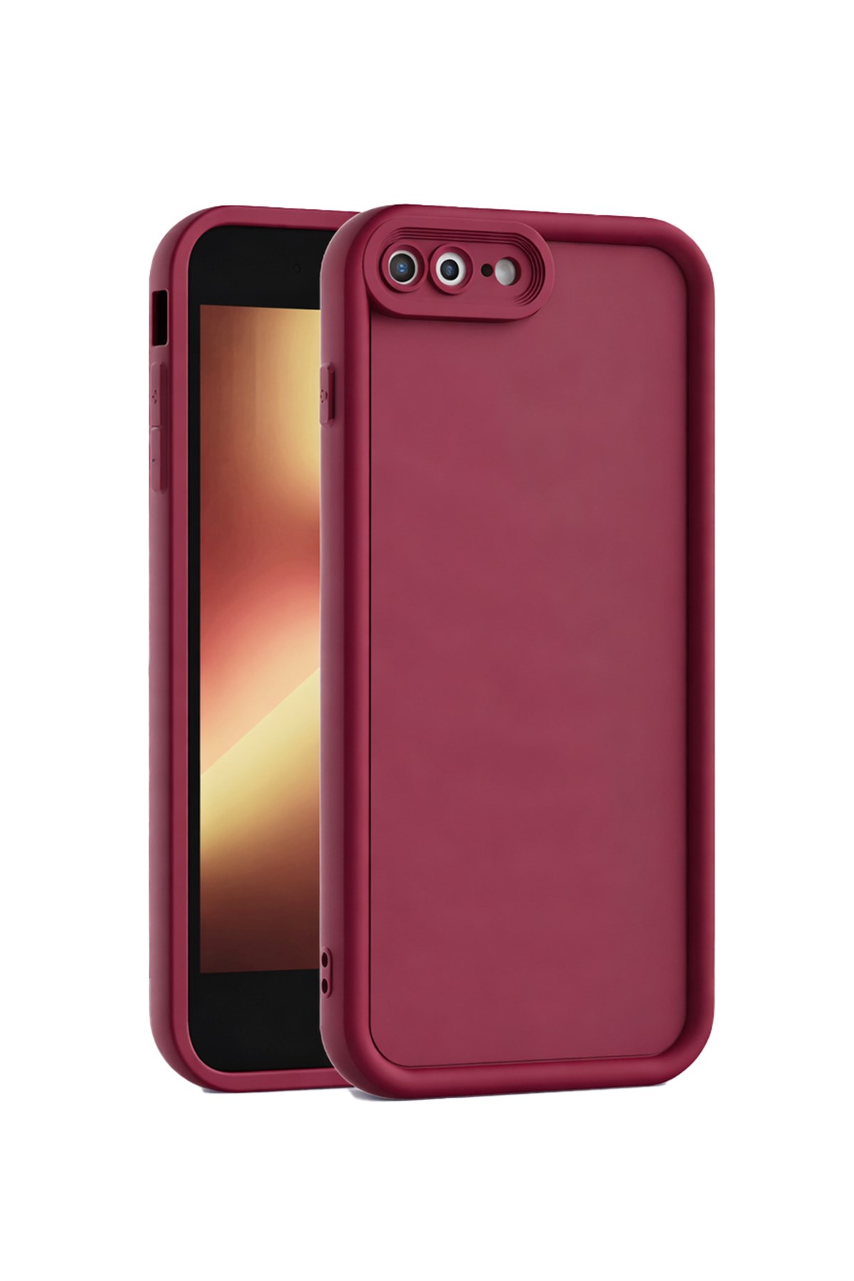 iPhone 7 Plus Kılıf – Kamera Çıkıntılı – Mat Silikon Telefon Kılıfı