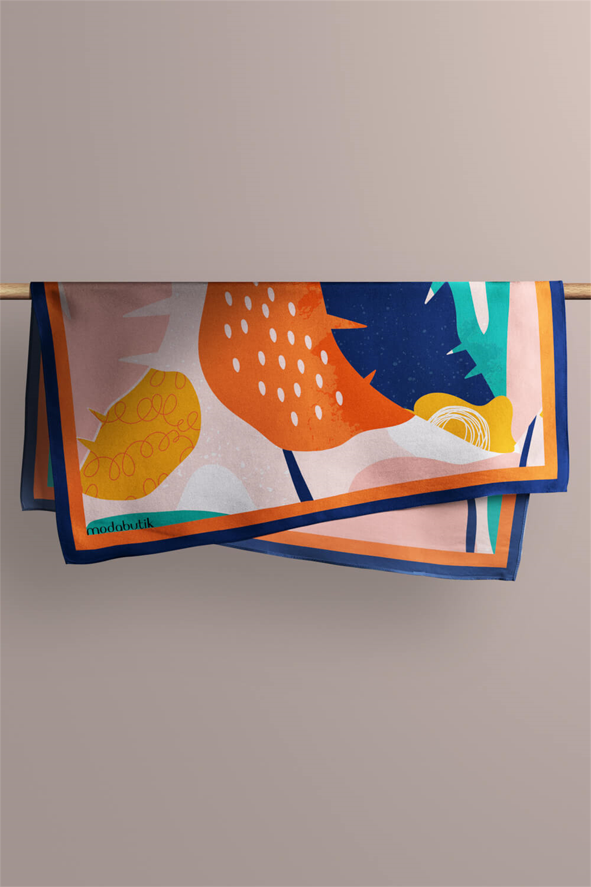 Modabutik Geometri Deseni Bandana