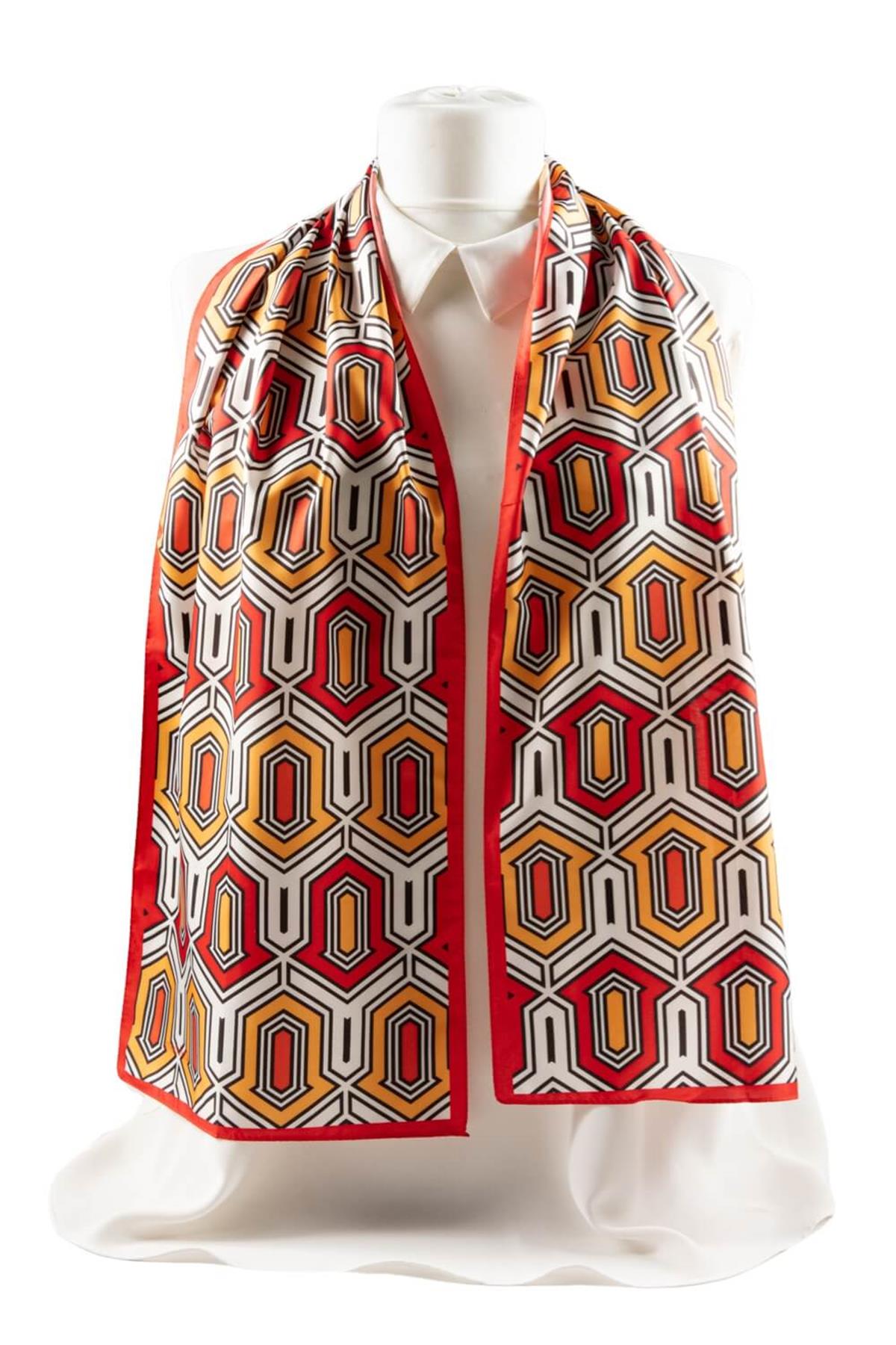 Modabutik Geometri Desenli Fular