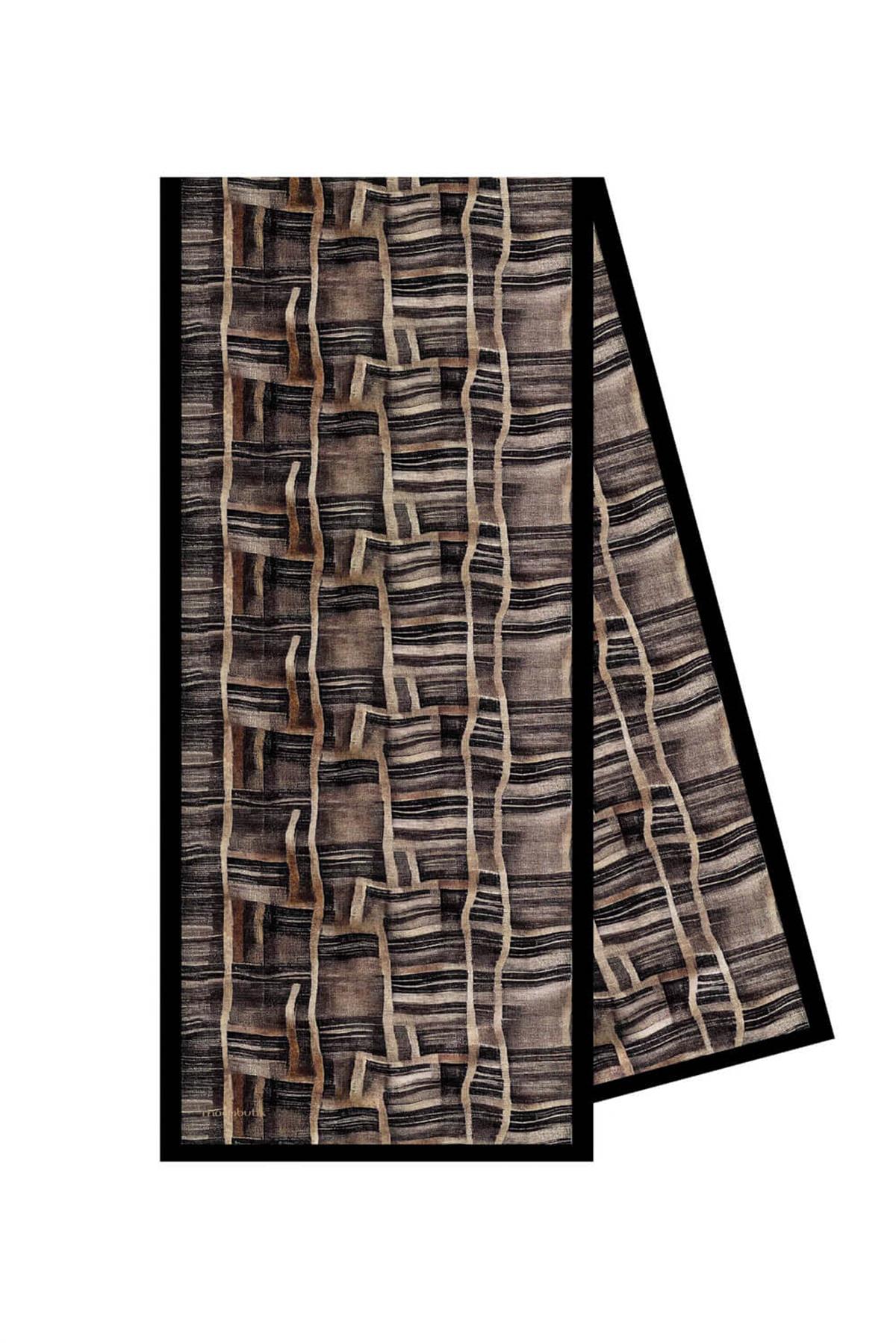 I107 Modabutik Geometri Desenli Fular