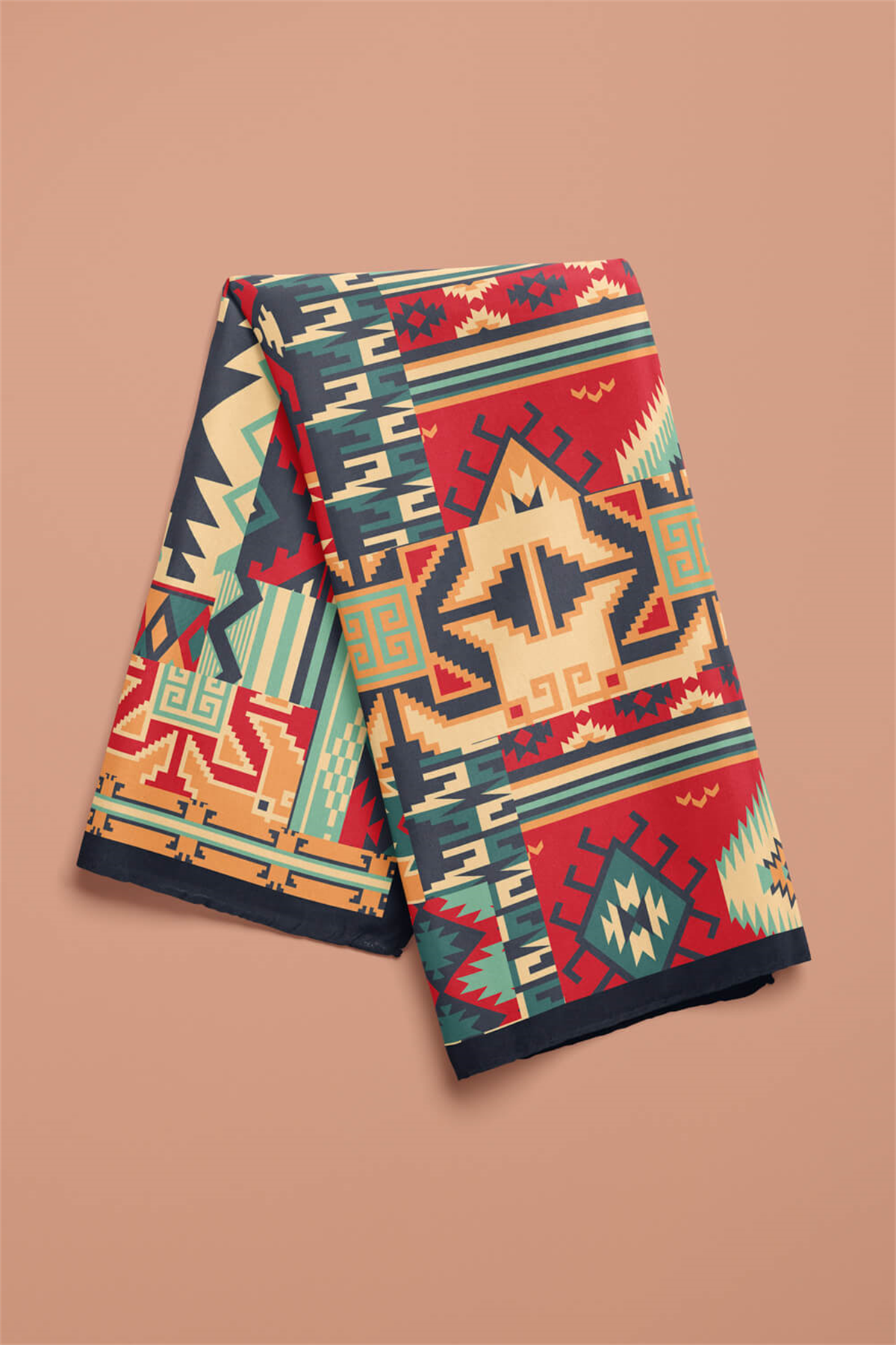 V5 Modabutik Etnik Desenli Bandana