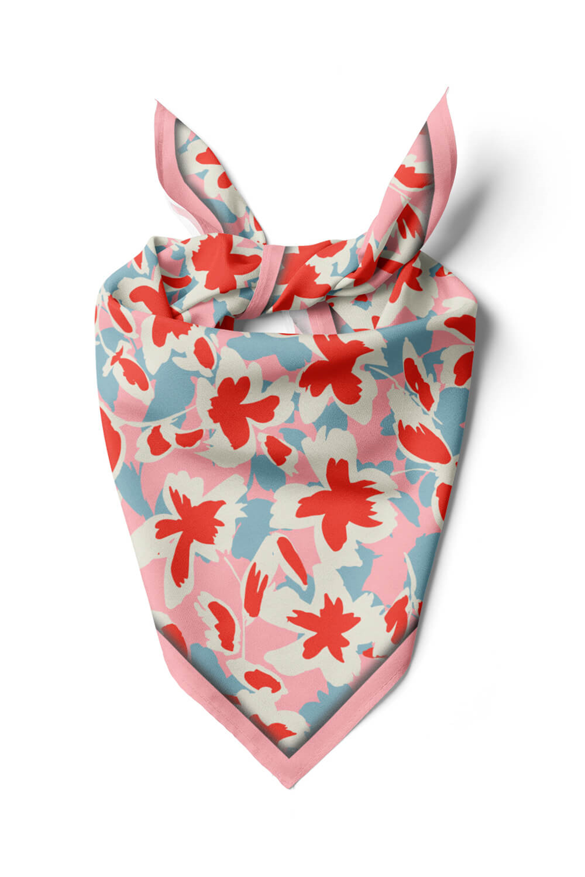 Modabutik Çiçek Desenli Bandana