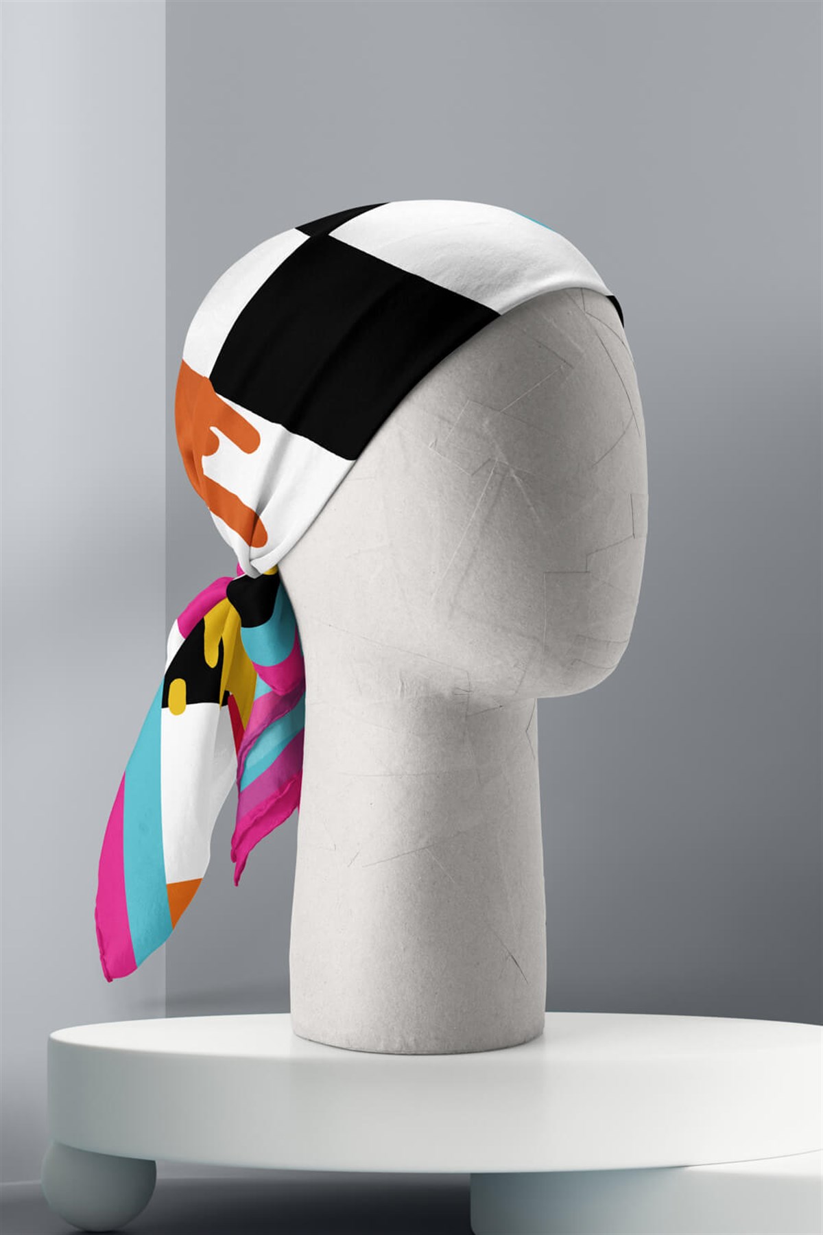 A112 Violla Smiley Desenli Bandana