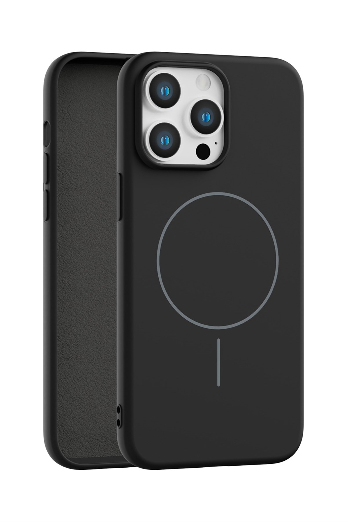 iPhone 12 Pro Max Uyumlu İçi Kadife Magsafe Wireless Şarj Özellikli Telefon Kılıfı