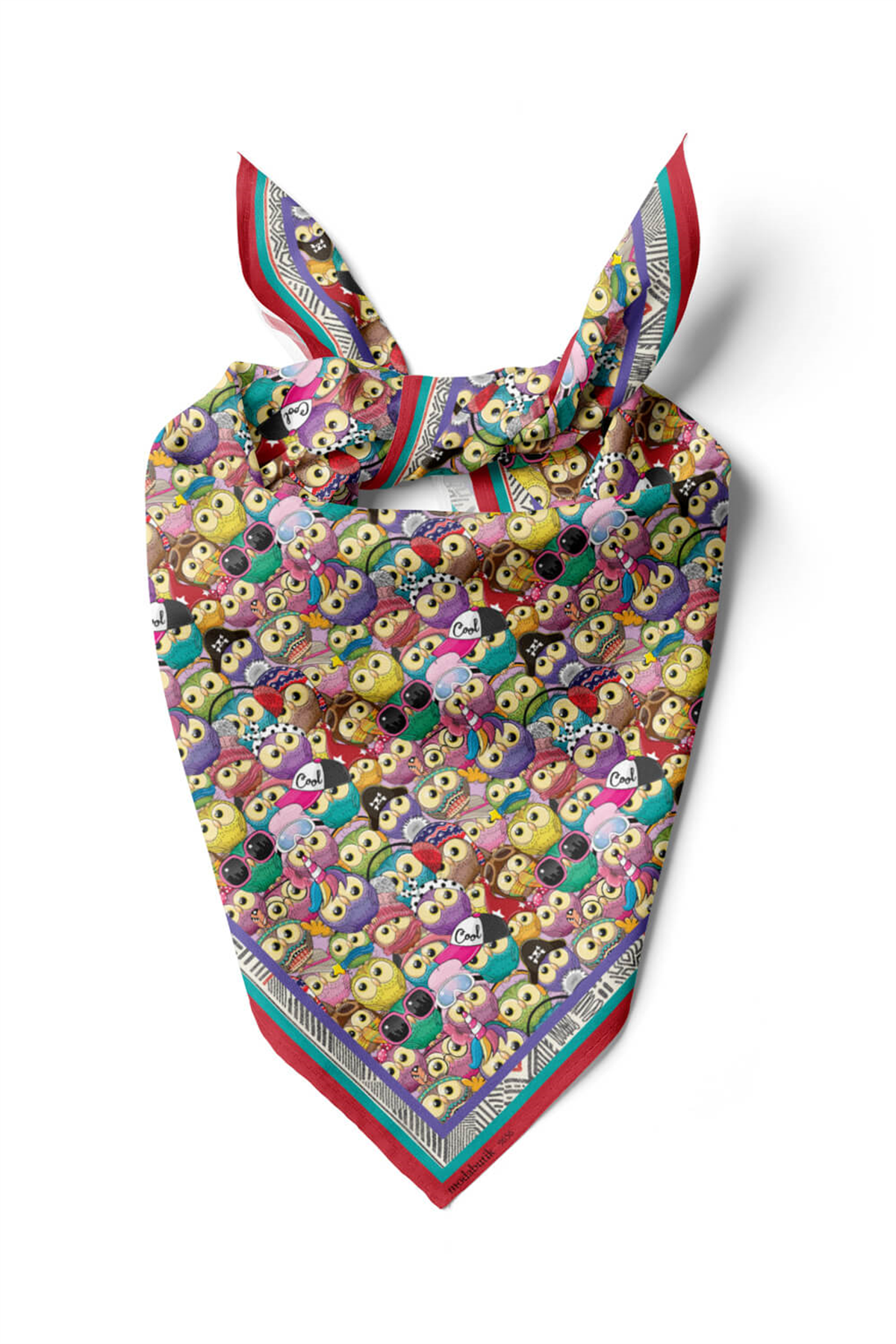 C112 KADIN DESENLİ BANDANA